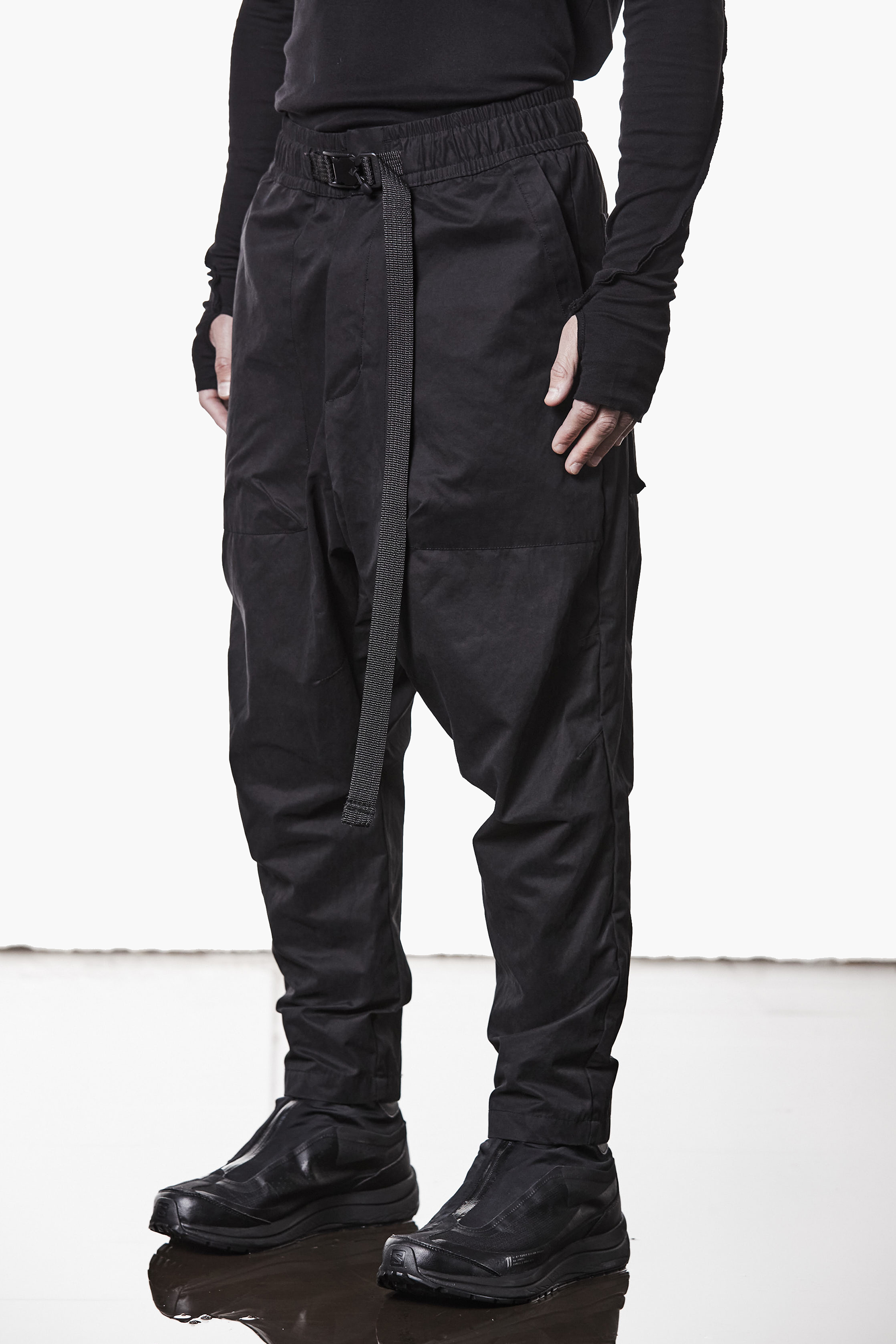 THOM KROM Relaxed Fit Low Crotch Peached Cotton Blend Pants Hosen, Erwachsener, Männlich, Mann, Person