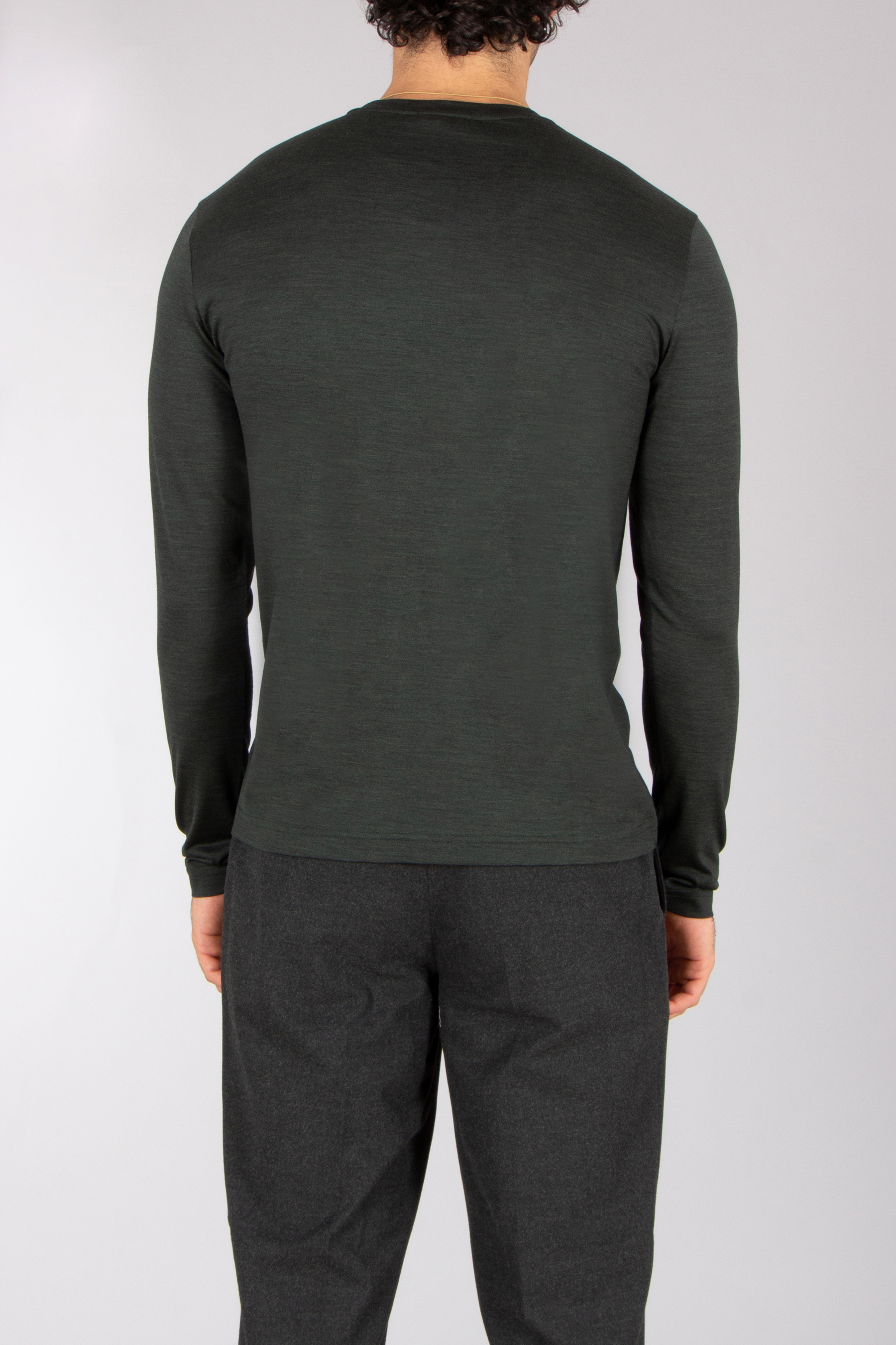 STEFAN BRANDT Regular Fit Super Fine Wool Jersey Long-Sleeve T-Shirt Enno Langarm, Ärmel, Erwachsener, Mann, Person