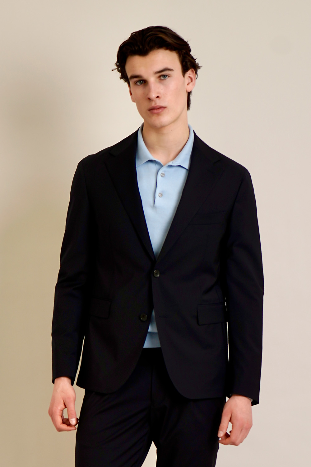 DRESSLER Regular Fit D-Tech Virgin Wool Stretch Jacket Sentu