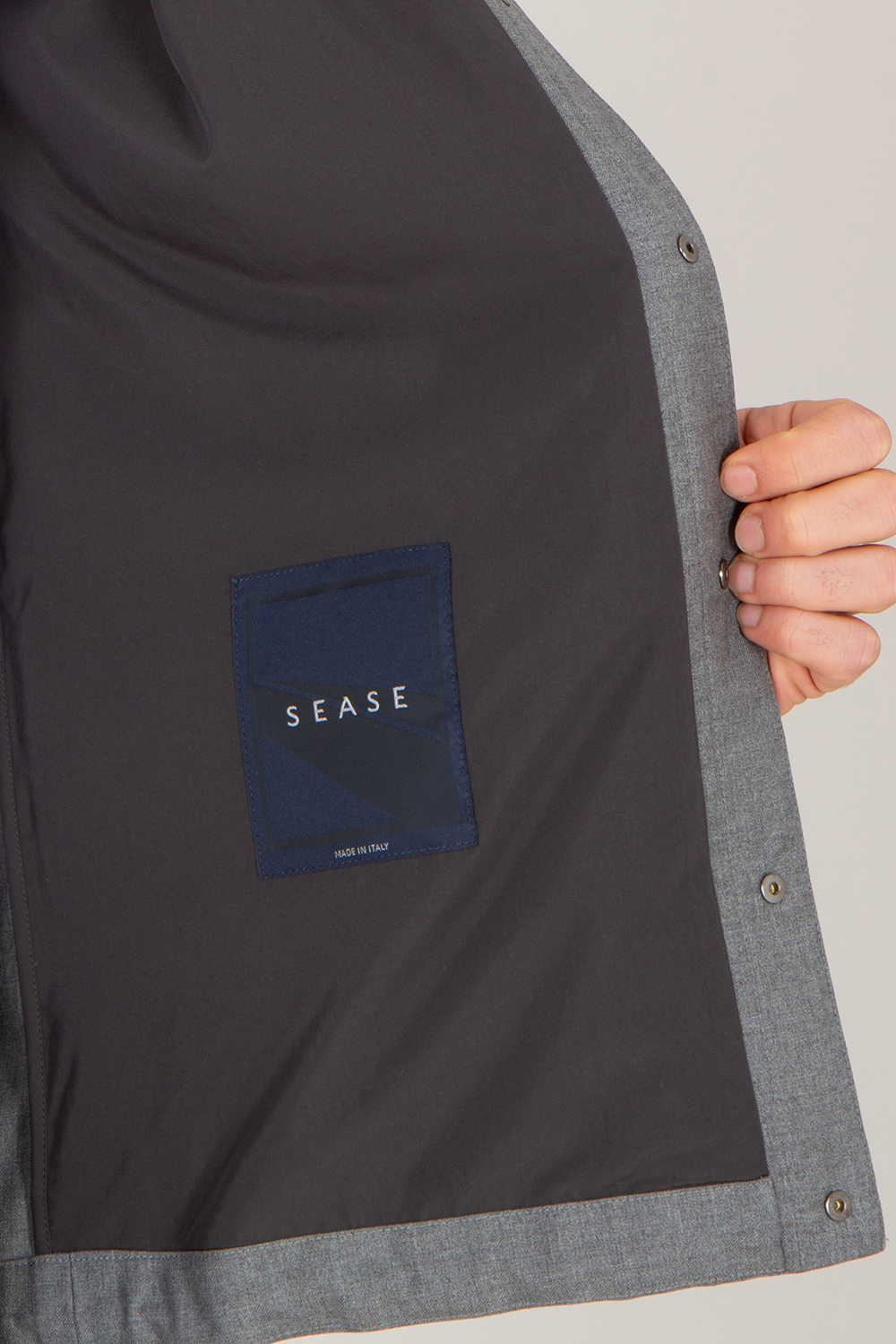 SEASE Regular Fit Virgin Wool New Gate Shirt