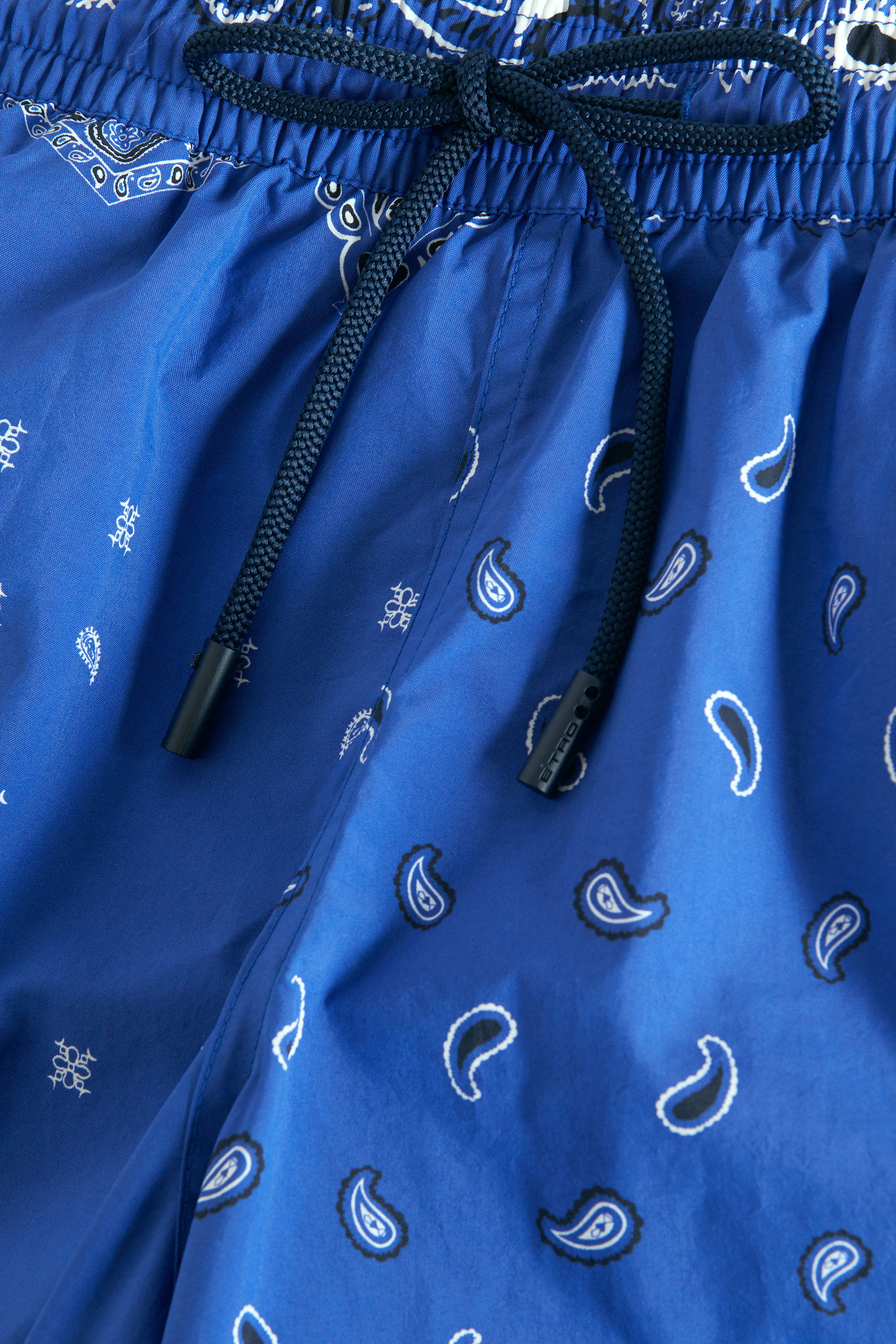 ETRO Swim Shorts With Placed Paisley Bandana