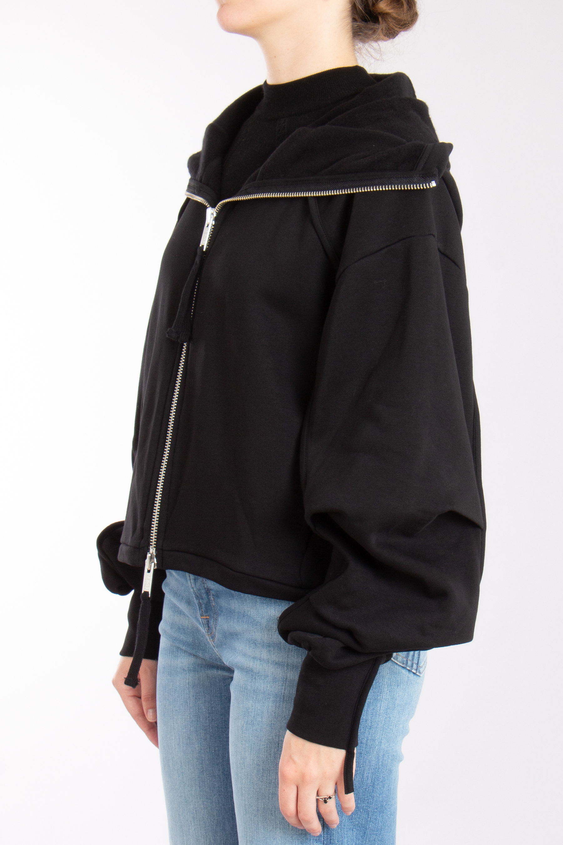 THOM KROM Hooded Cotton Blend Sweat Jacket THOM KROM Hooded Cotton Blend Sweat Jacket