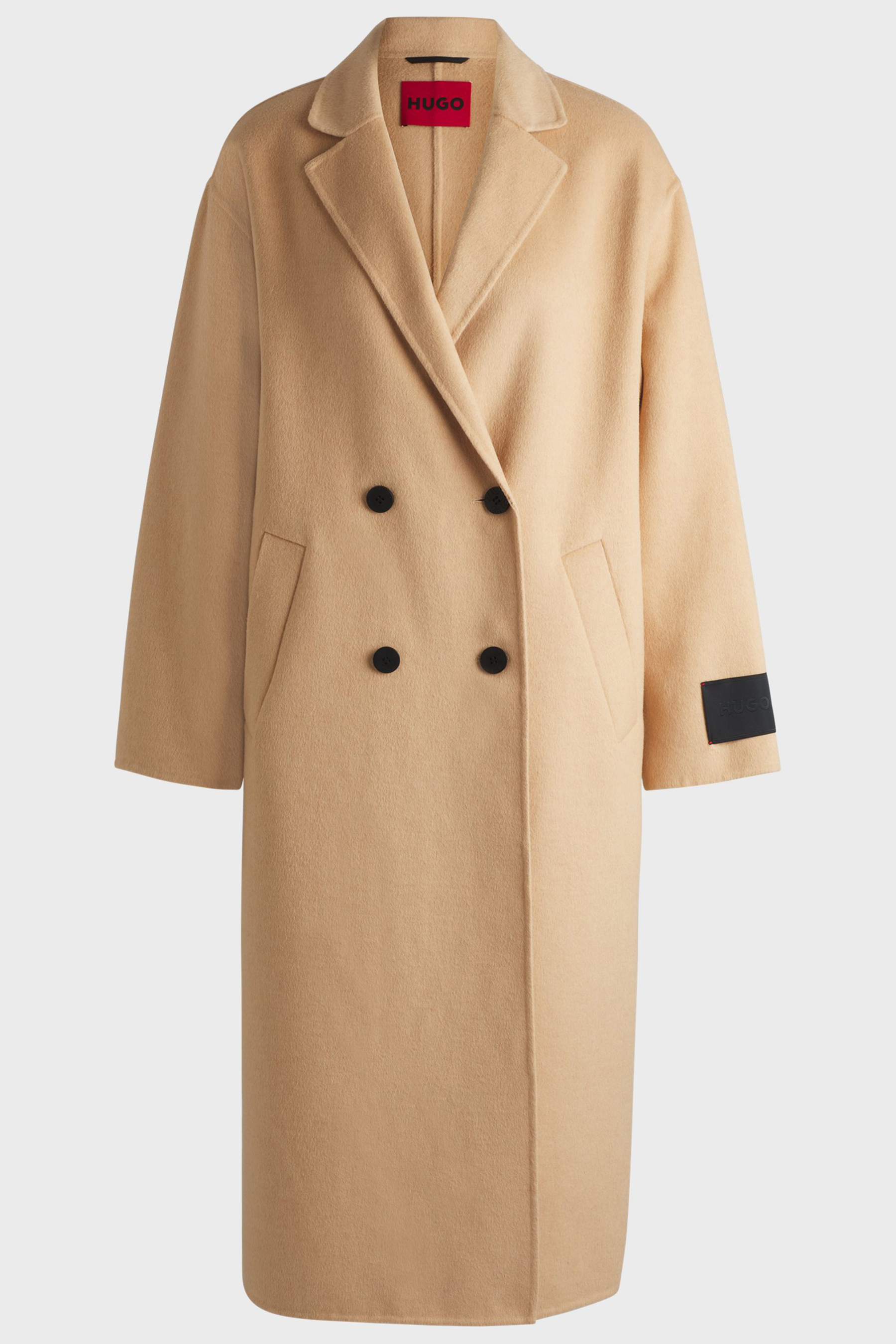 HUGO Oversized Double-Faced Wool Blend Coat Maneka HUGO Oversized Double-Faced Wool Blend Coat Maneka