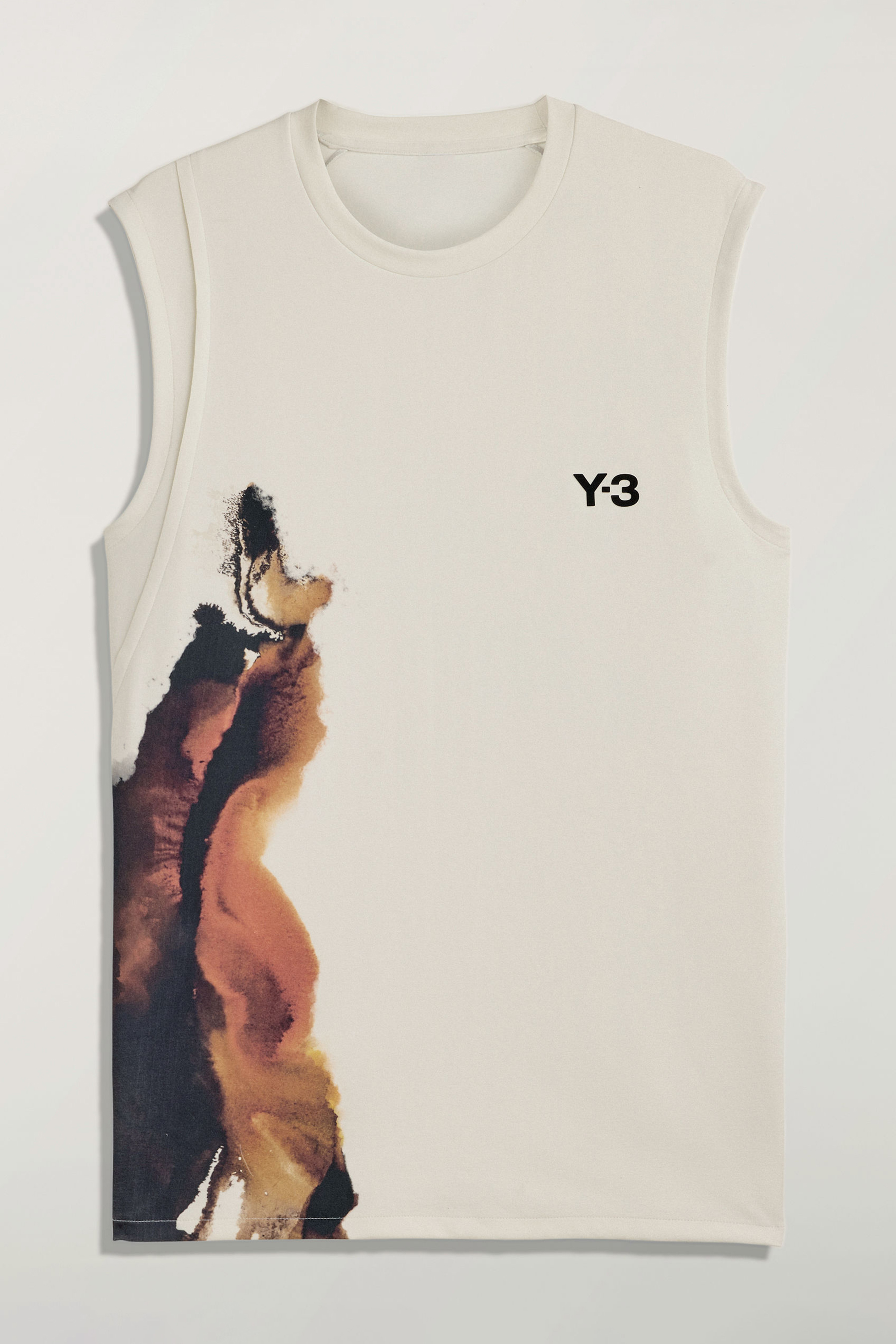 Y-3 Regular Fit Printed Recycled Polyester-Cotton Stretch Climacool Tennis Pro Tank Top Bekleidung, Unterhemd, Tanktop, T-shirt, Person