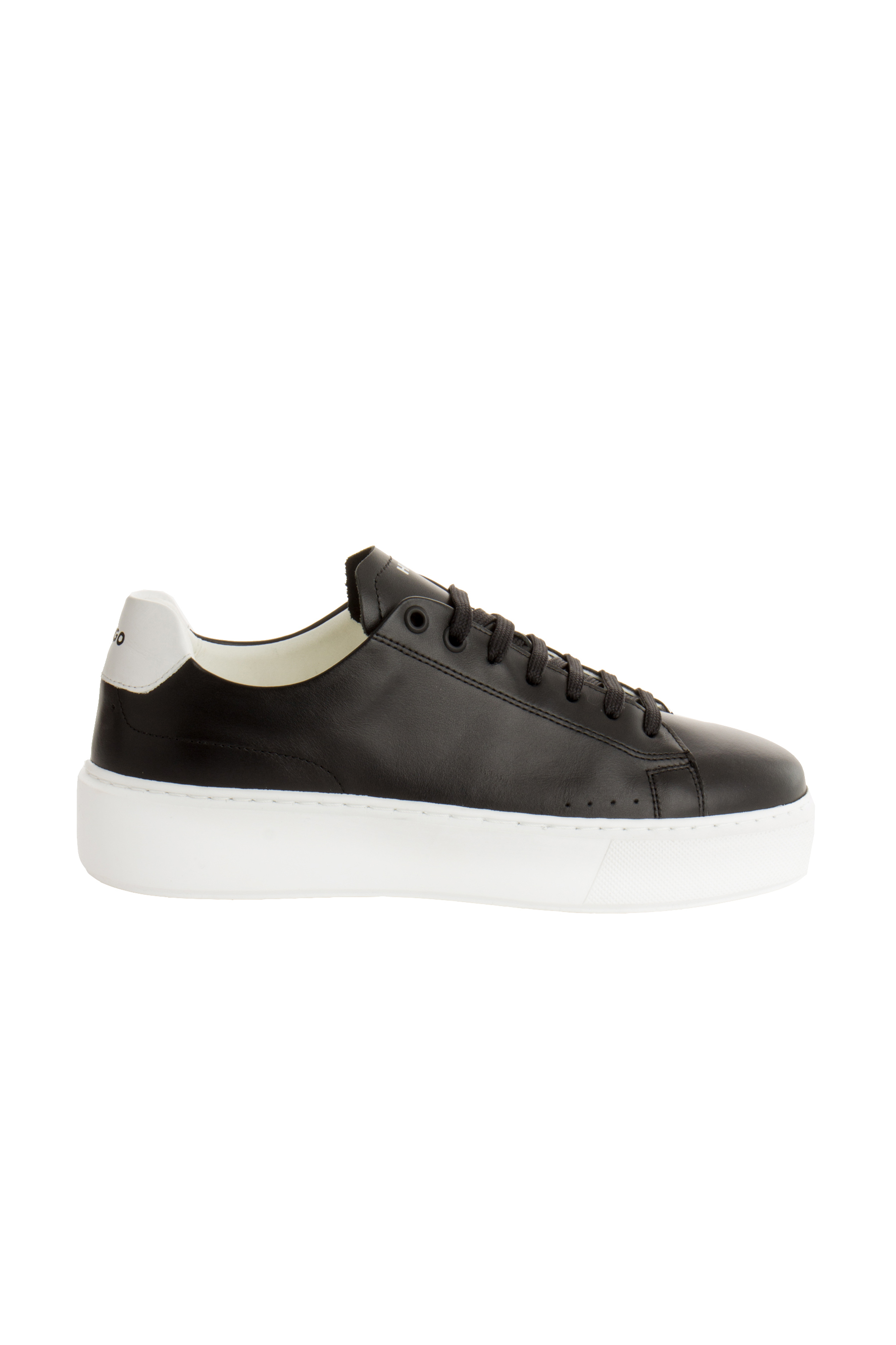 HUGO Low Top Leather Sneakers Quiver