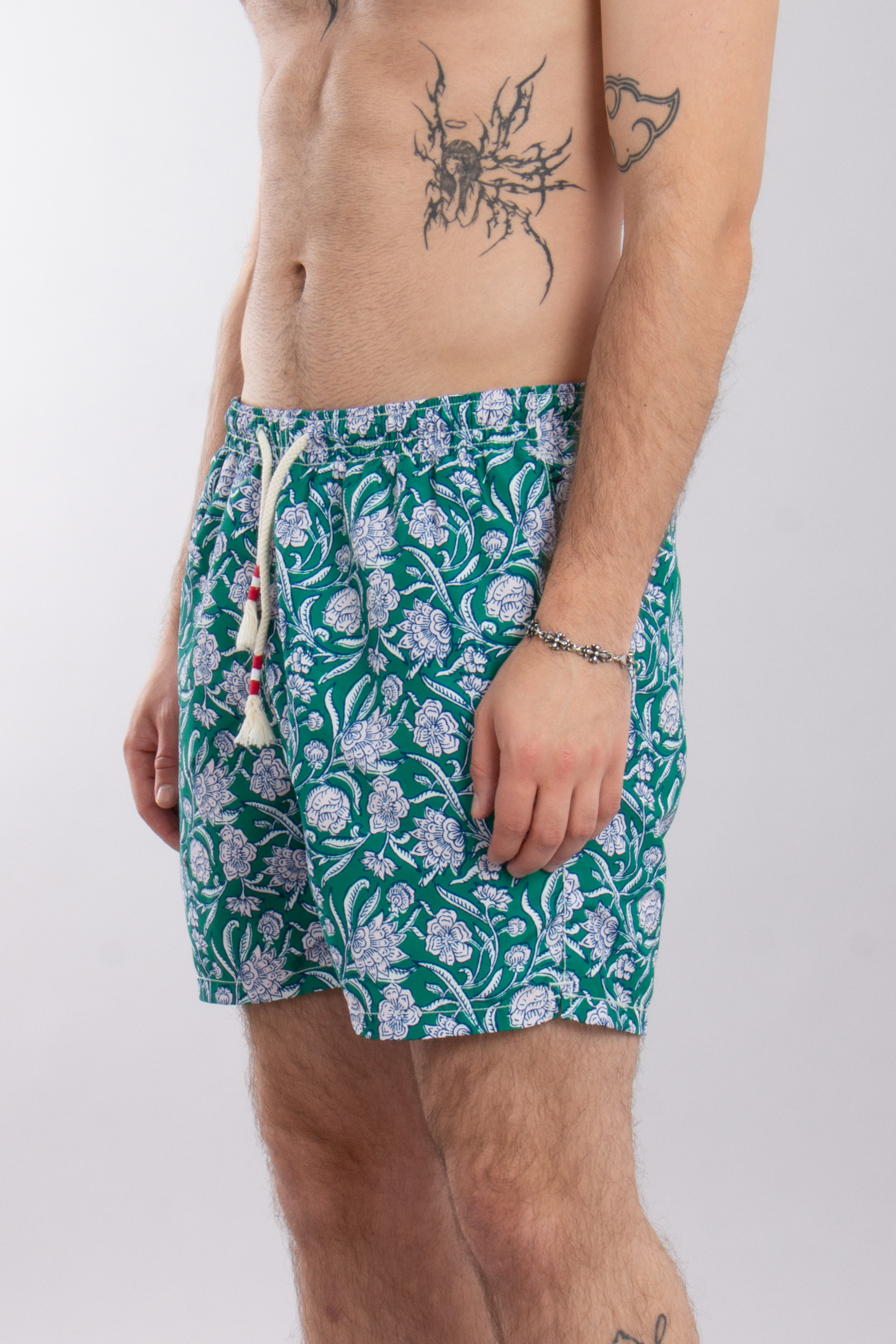MC 2 SAINT BARTH Ajrakh Batik Print Swim Shorts Caprese MC 2 SAINT BARTH Ajrakh Batik Print Swim Shorts Caprese