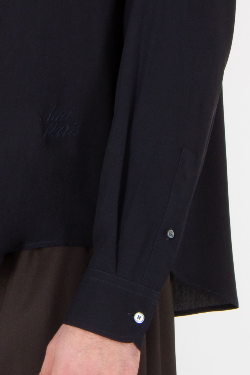 AMI PARIS Boxy Fit Viscose Shirt