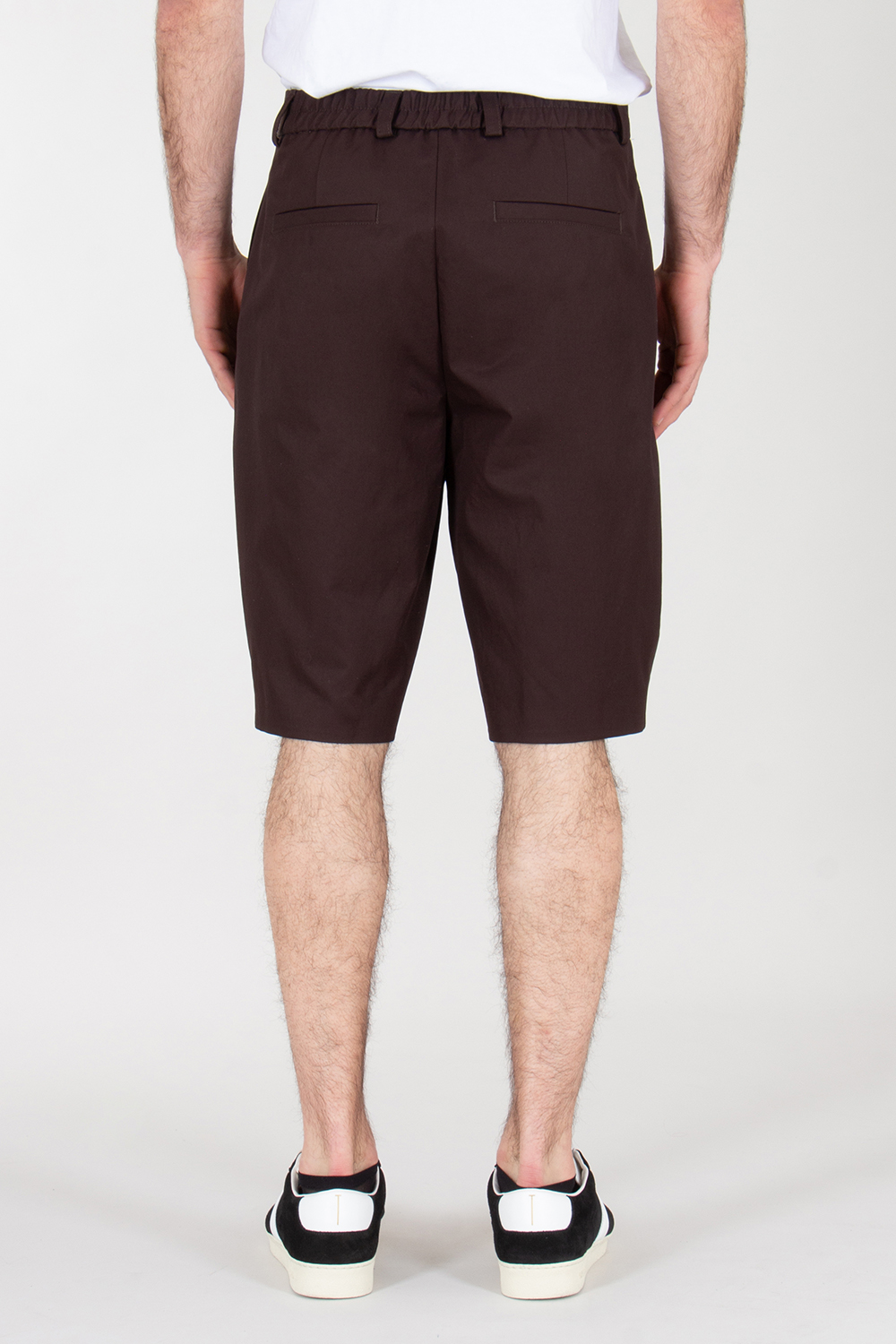 BECKHAM x BOSS Regular Fit Pleated Shorts 