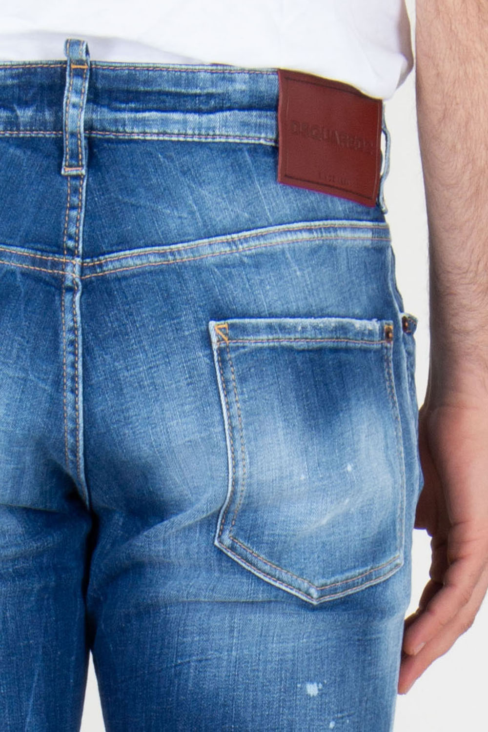 DSQUARED2 Slim Fit 13,5 oz Jeans Teddy