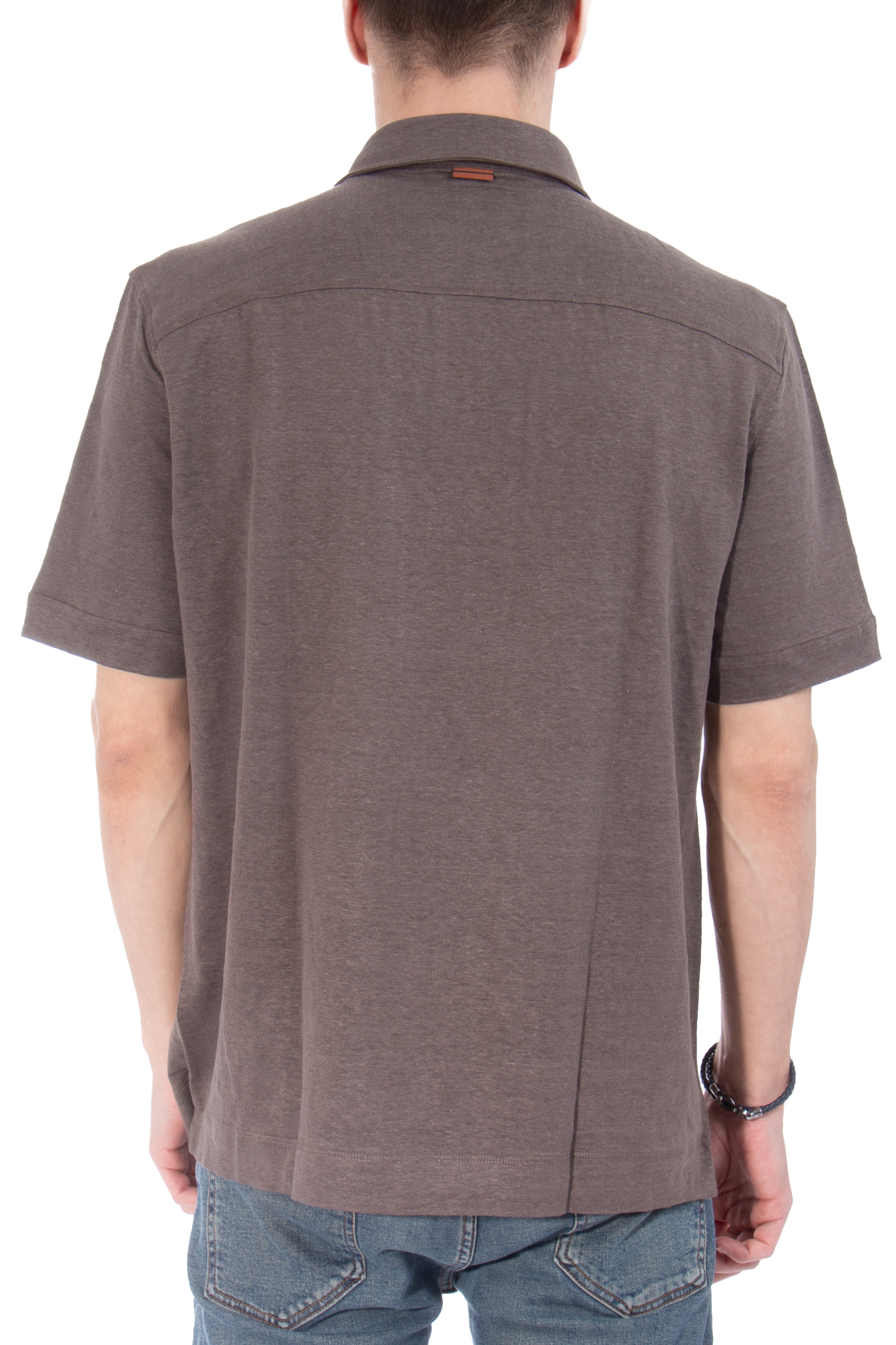 ZEGNA Linen Polo Shirt ZEGNA Linen Polo Shirt