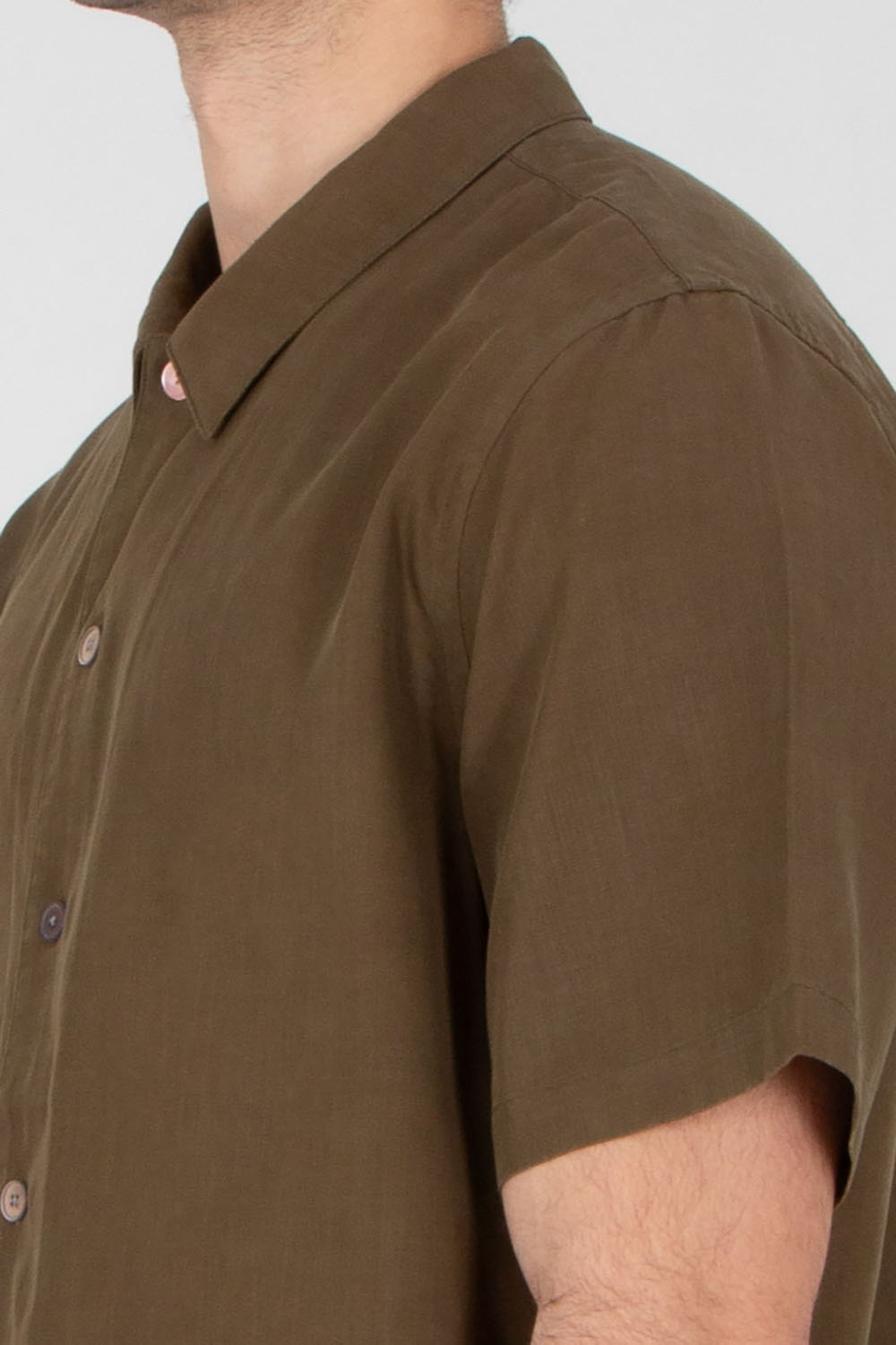 PAUL SMITH Casual Fit Lyocell-Cotton Slub Short-Sleeve Shirt