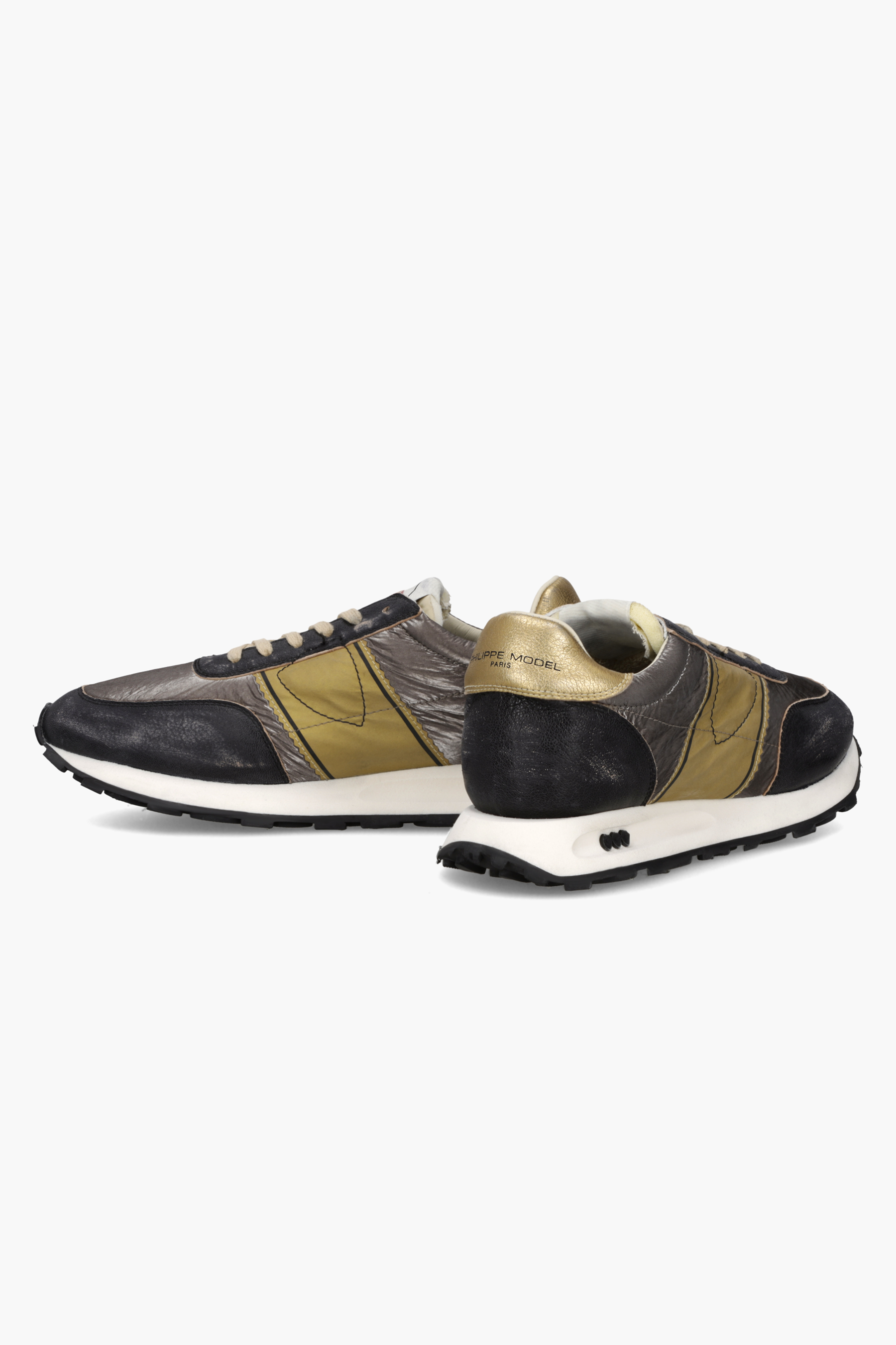 PHILIPPE MODEL Metallic Leather Sneakers Tour Low Schuhwerk, Schuh, Sneaker, Laufschuh, Wildleder