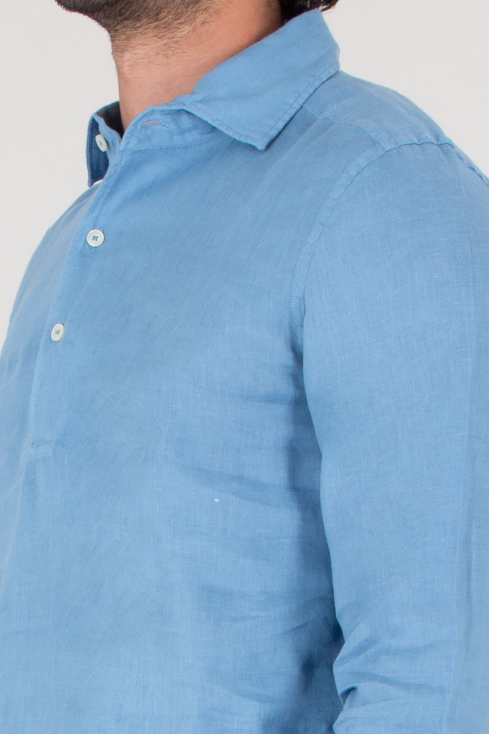 MC2 SAINT BARTH Casual Linen Tunic Shirt