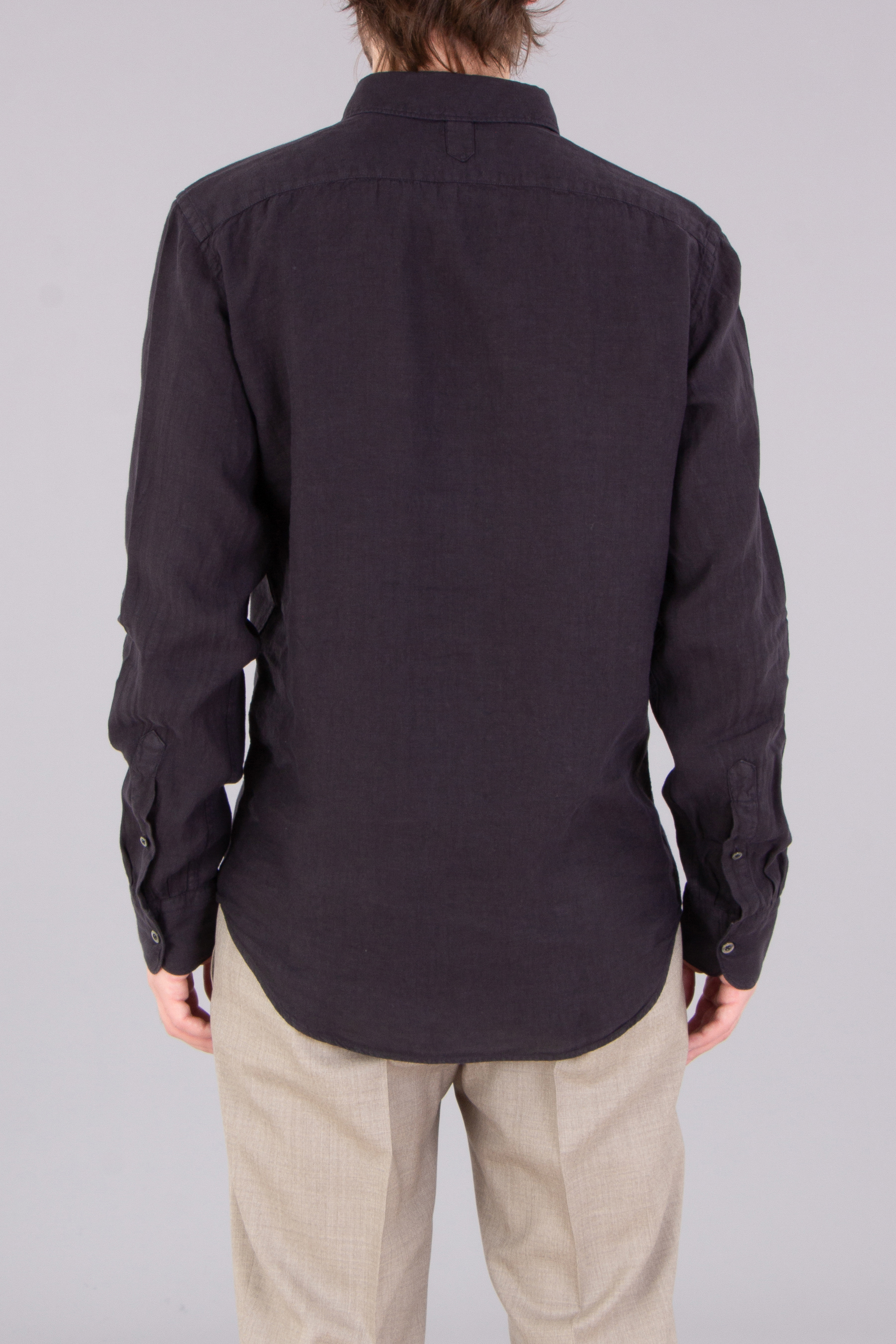 CANALI Regular Fit Linen Shirt CANALI Regular Fit Linen Shirt
