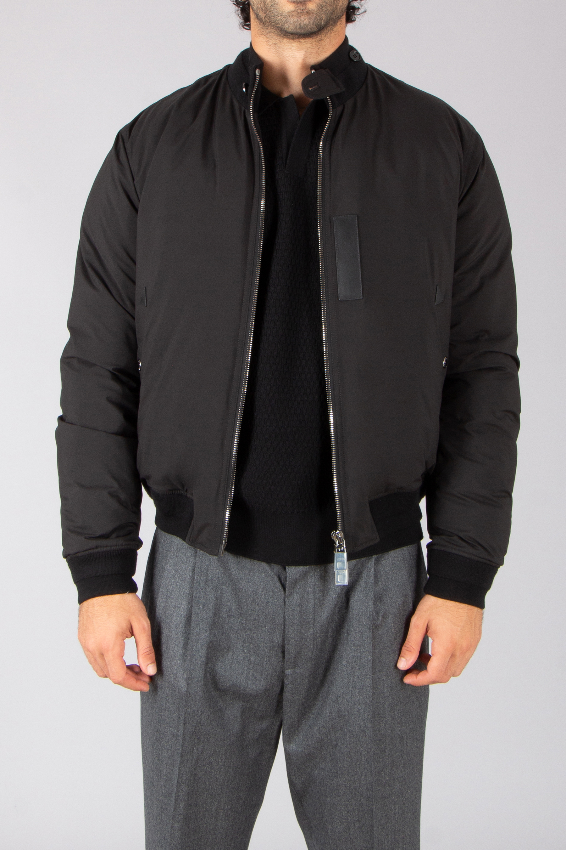 DOLCE & GABBANA Regular Fit Technical Fabric Down Jacket Mantel, Jacke, Erwachsener, Mann, Person