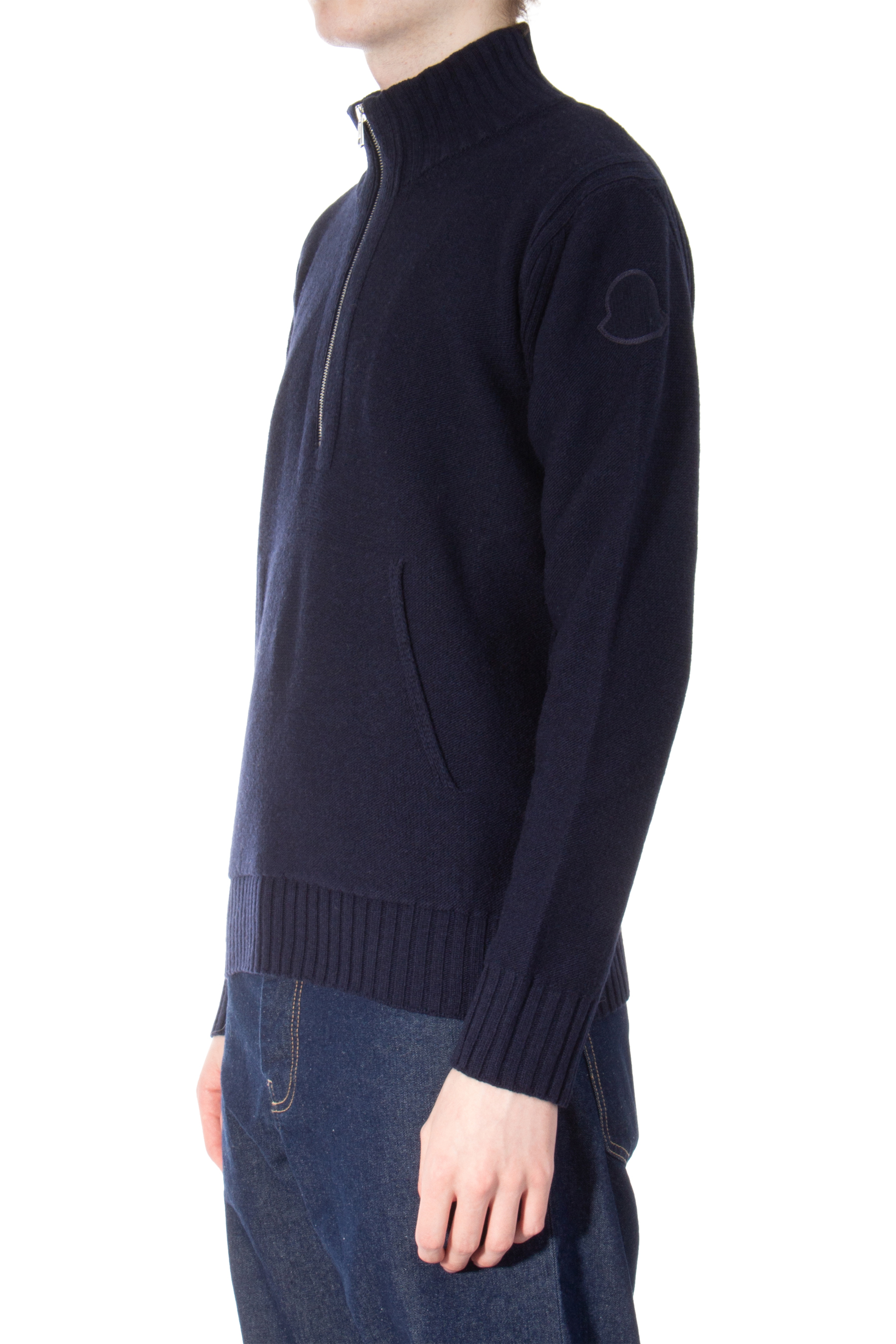 MONCLER Wool Half Zip Sweater Ciclista MONCLER Wool Half Zip Sweater Ciclista