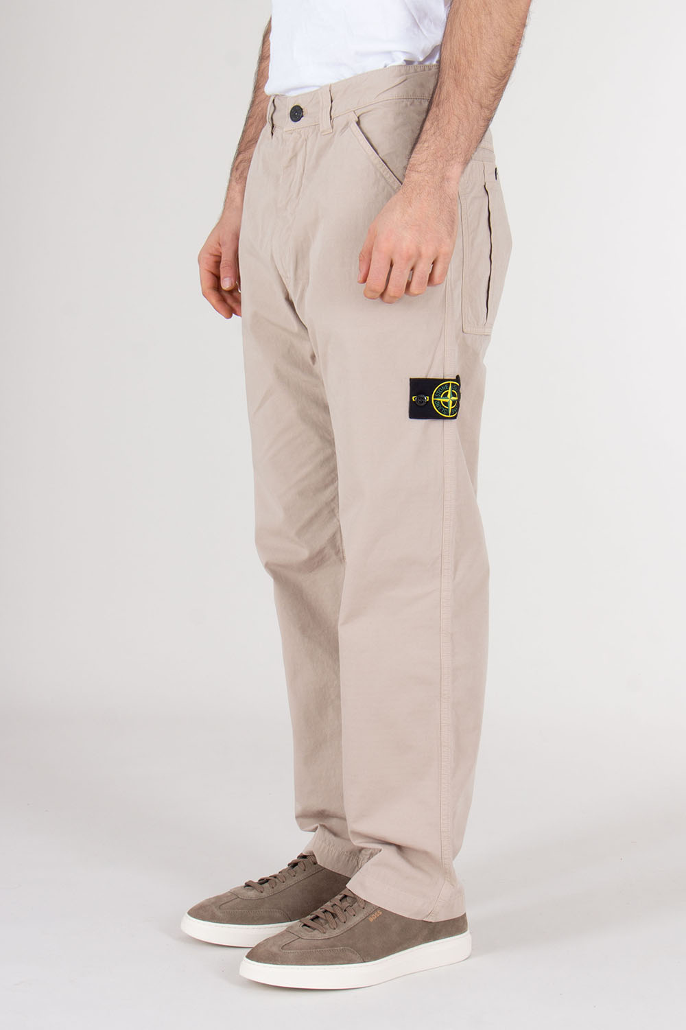 STONE ISLAND Regular Fit Cotton Chinos