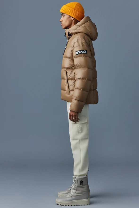 MACKAGE Hooded Nylon Down Jacket Victor MACKAGE Hooded Nylon Down Jacket Victor