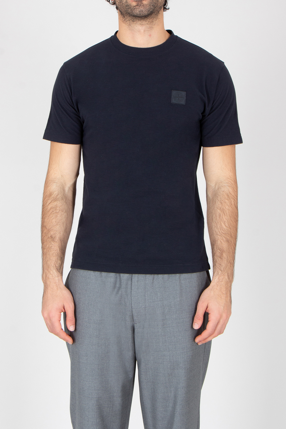 STONE ISLAND Regular Fit Ghost Piece Organic Cotton Jersey T-Shirt