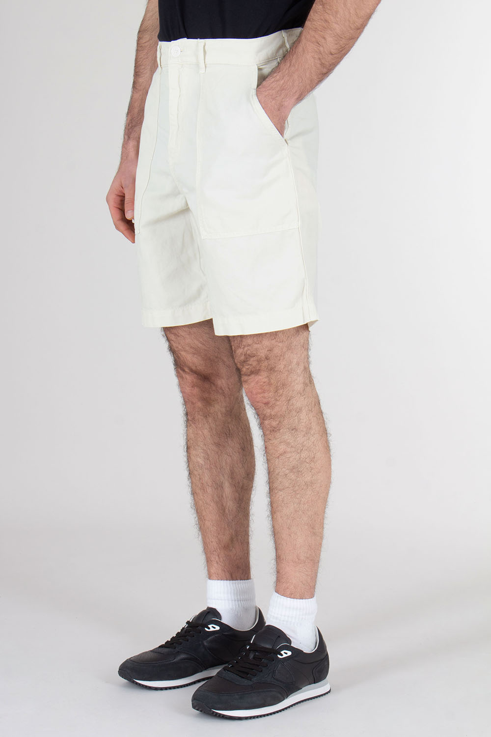 BELSTAFF Cotton Linen Shorts Maritime