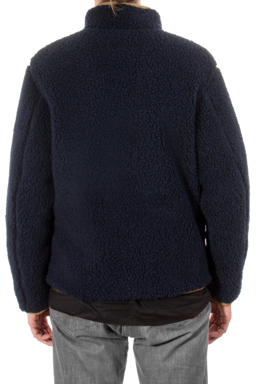 WOOLRICH REVERSIBLE CURLY FLEECE JACKET WOOLRICH REVERSIBLE CURLY FLEECE JACKET