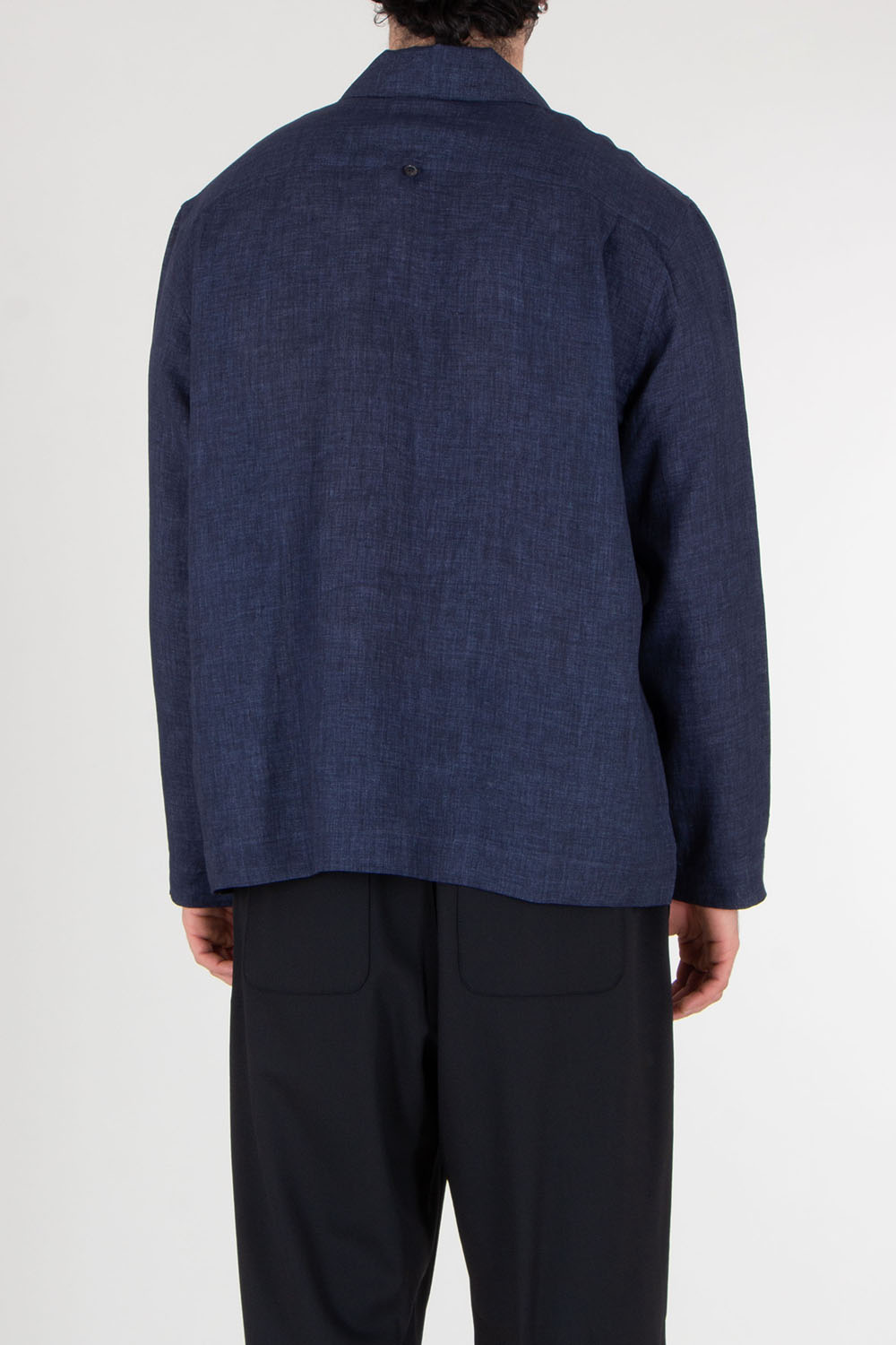 PAUL SMITH Oversized Linen Shirt Reines