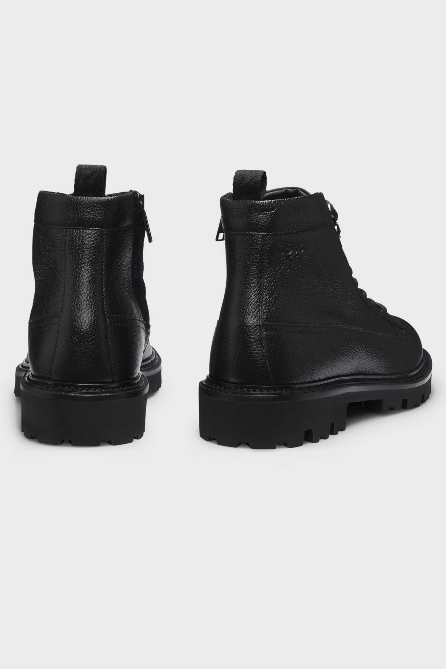 BOSS Graied Leather Ankle Boots Julyo Bekleidung, Schuhwerk, Schuh, Sneaker