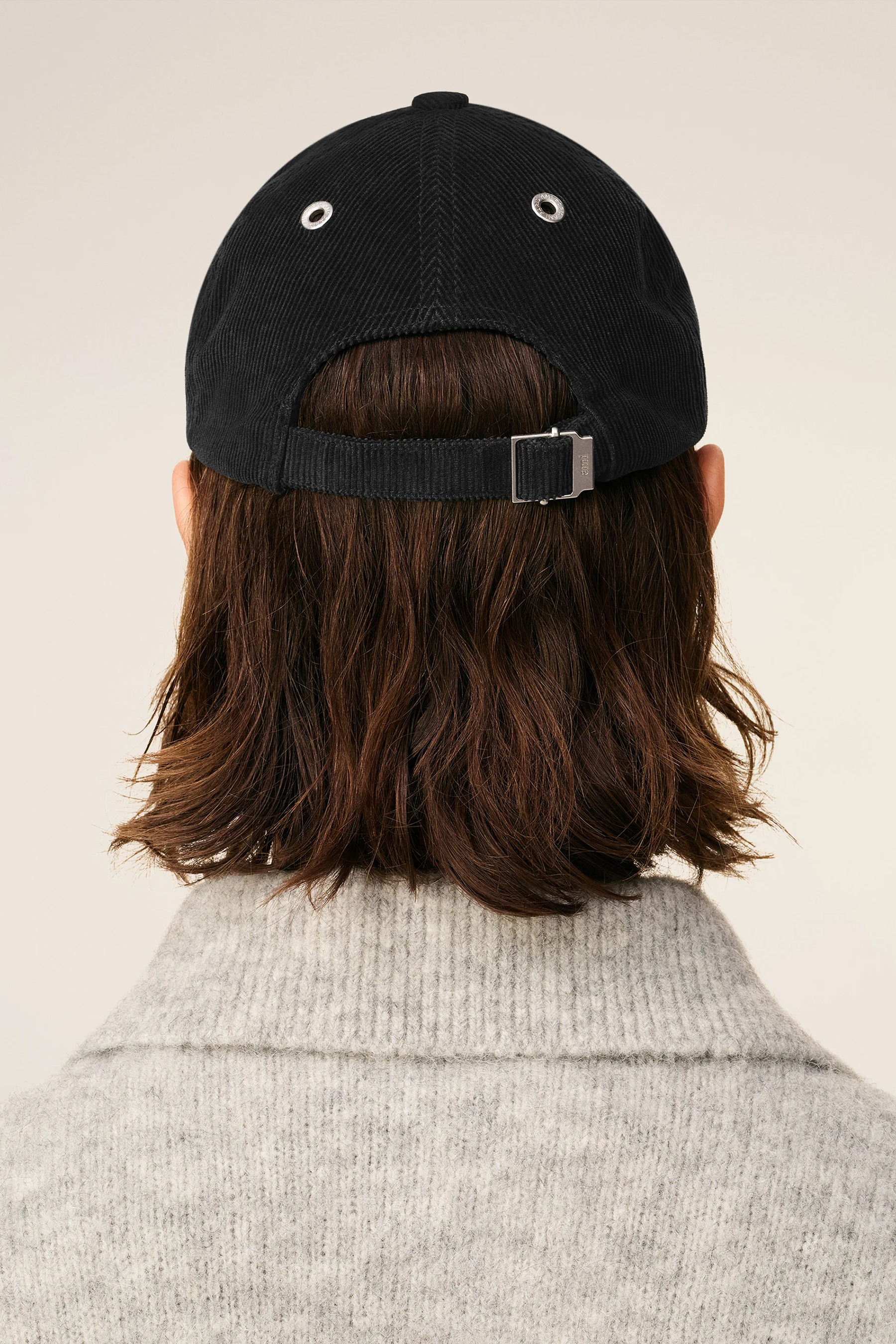 AMI PARIS Ami De Coeur Cotton Corduroy Cap AMI PARIS Ami De Coeur Cotton Corduroy Cap