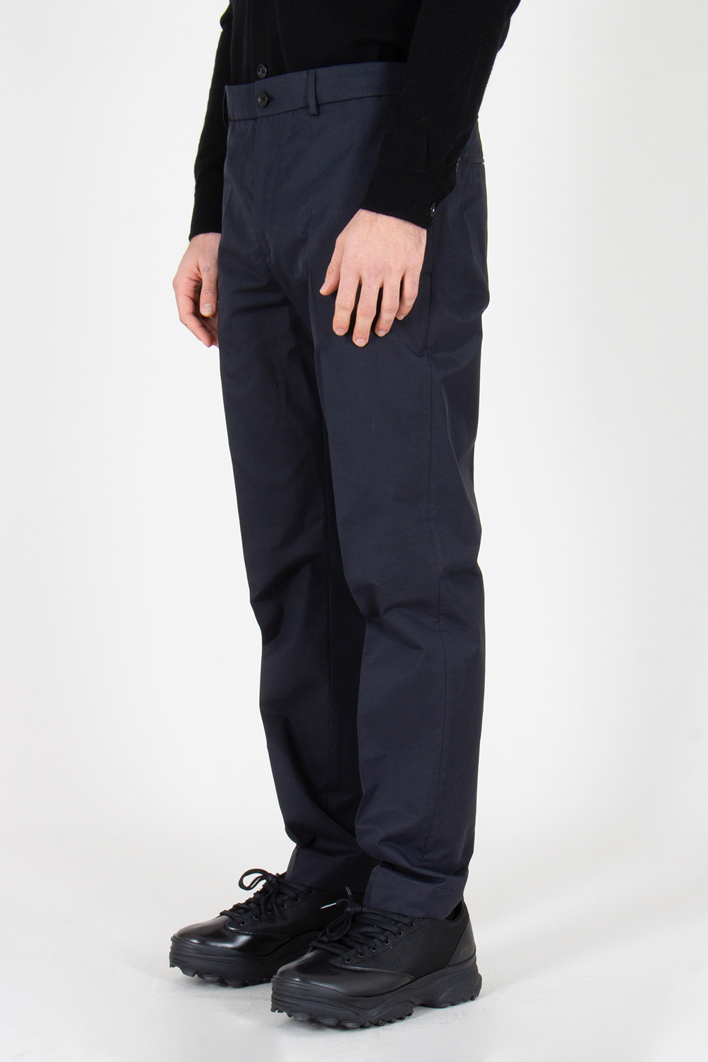 MONCLER Regular Fit Technical Cotton-BNylon Blend Pants