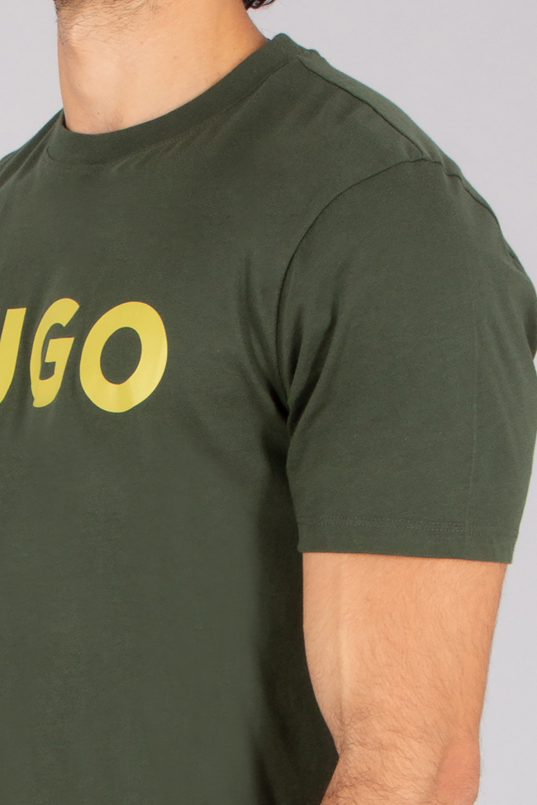 HUGO Regular Fit Printed Cotton Jersey T-Shirt Dulivio T-shirt, Hemd, Erwachsener, Mann, Person