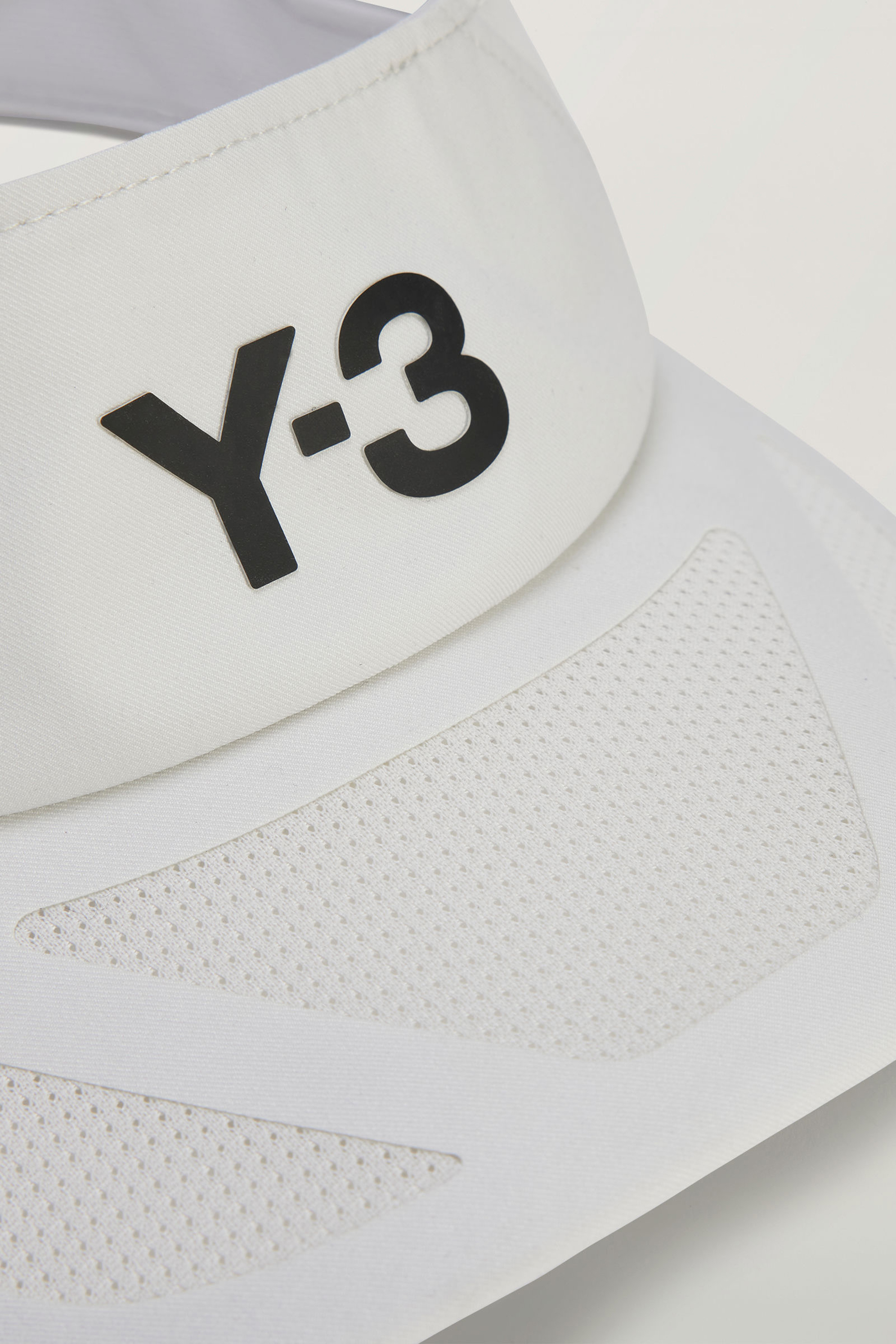 Y-3 Printed Recycled Polyester Climacool Visor Baseball-Kappe, Mütze, Kleidung, Hut