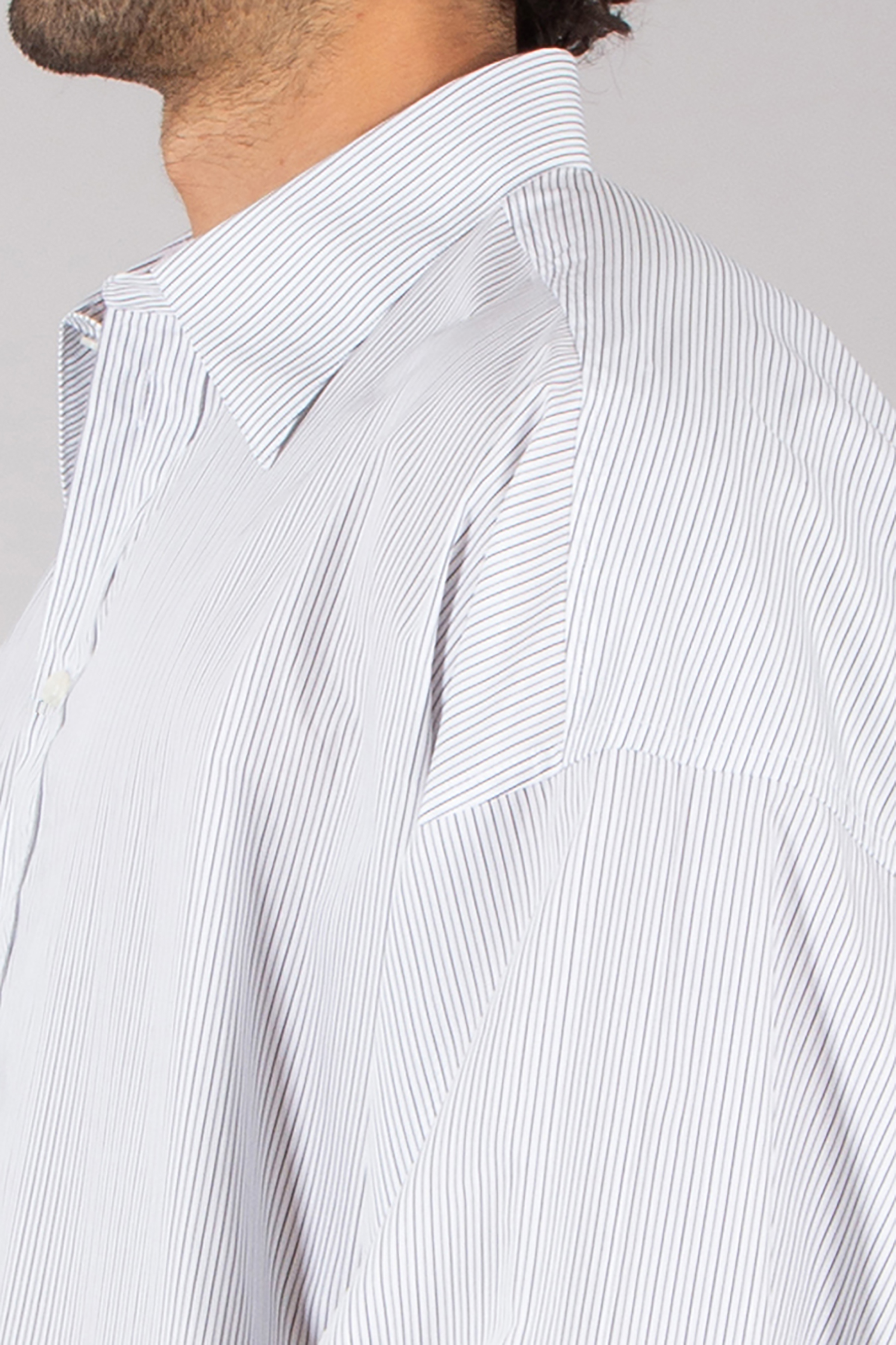 DOLCE & GABBANA Oversized Striped Cotton Shirt Bekleidung, Hemd, Kleid, Hemd, Langarm, Ärmel