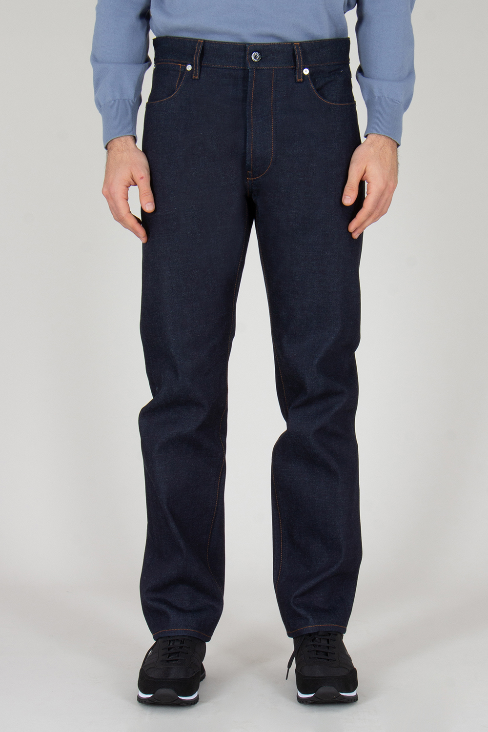 STONE ISLAND Regular Fit Raw Cotton Selvedge Denim Jeans