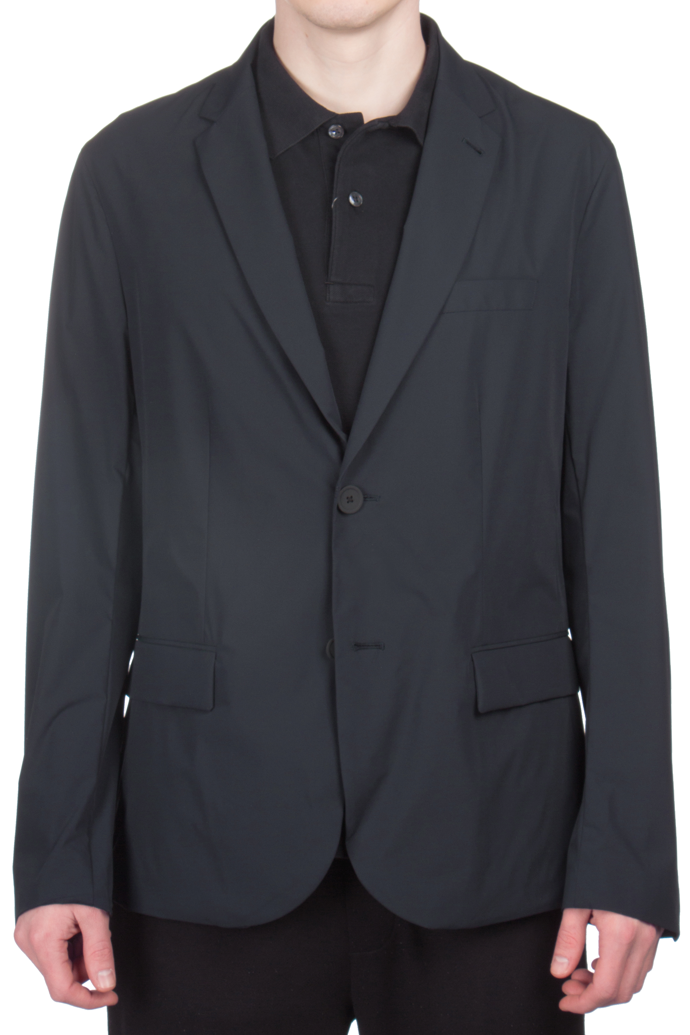 EMPORIO ARMANI Packable Travel Essential Nylon Stretch Jacket