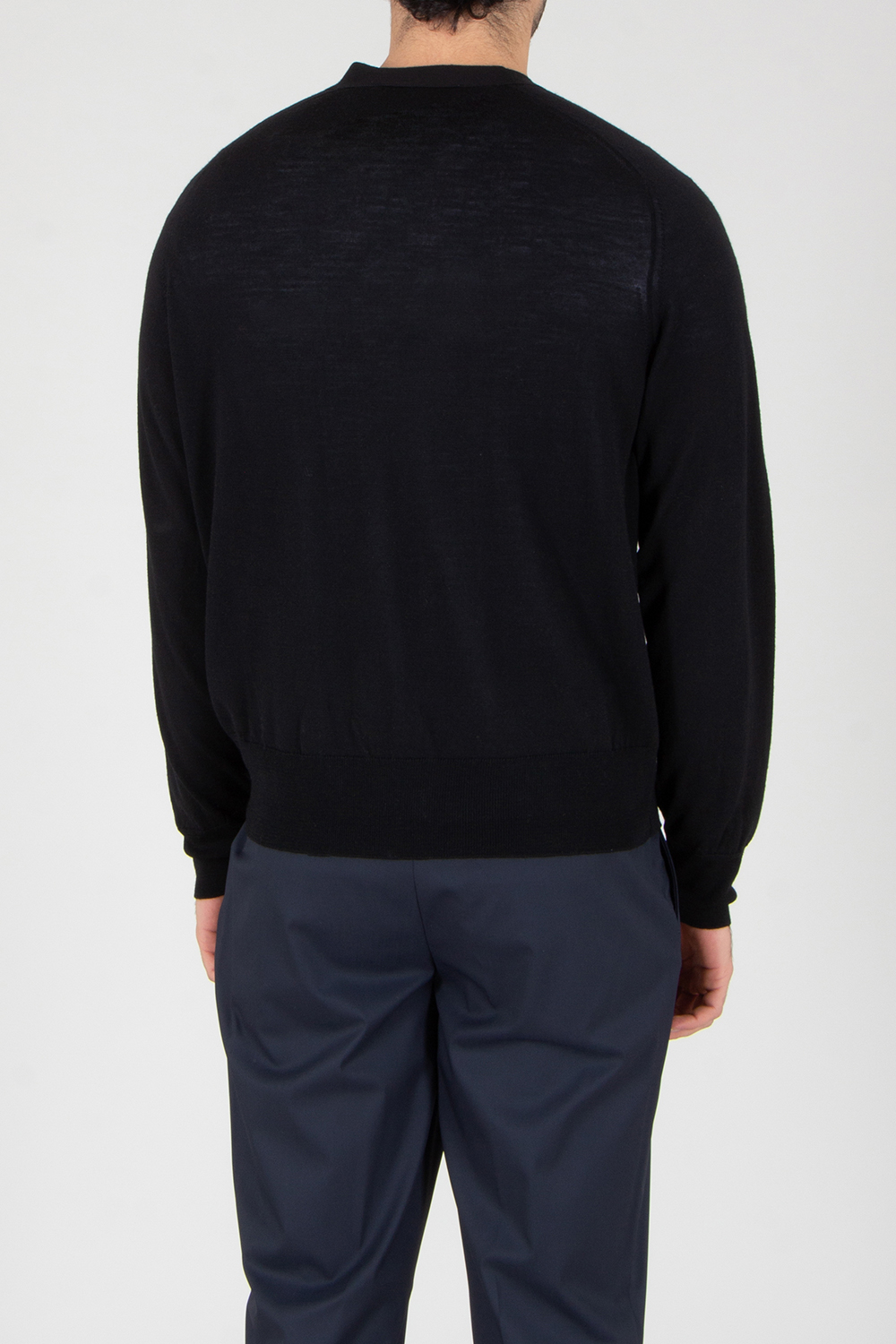 AMI PARIS Regular Fit Ami De Coeur Extra Fine Wool Cardigan