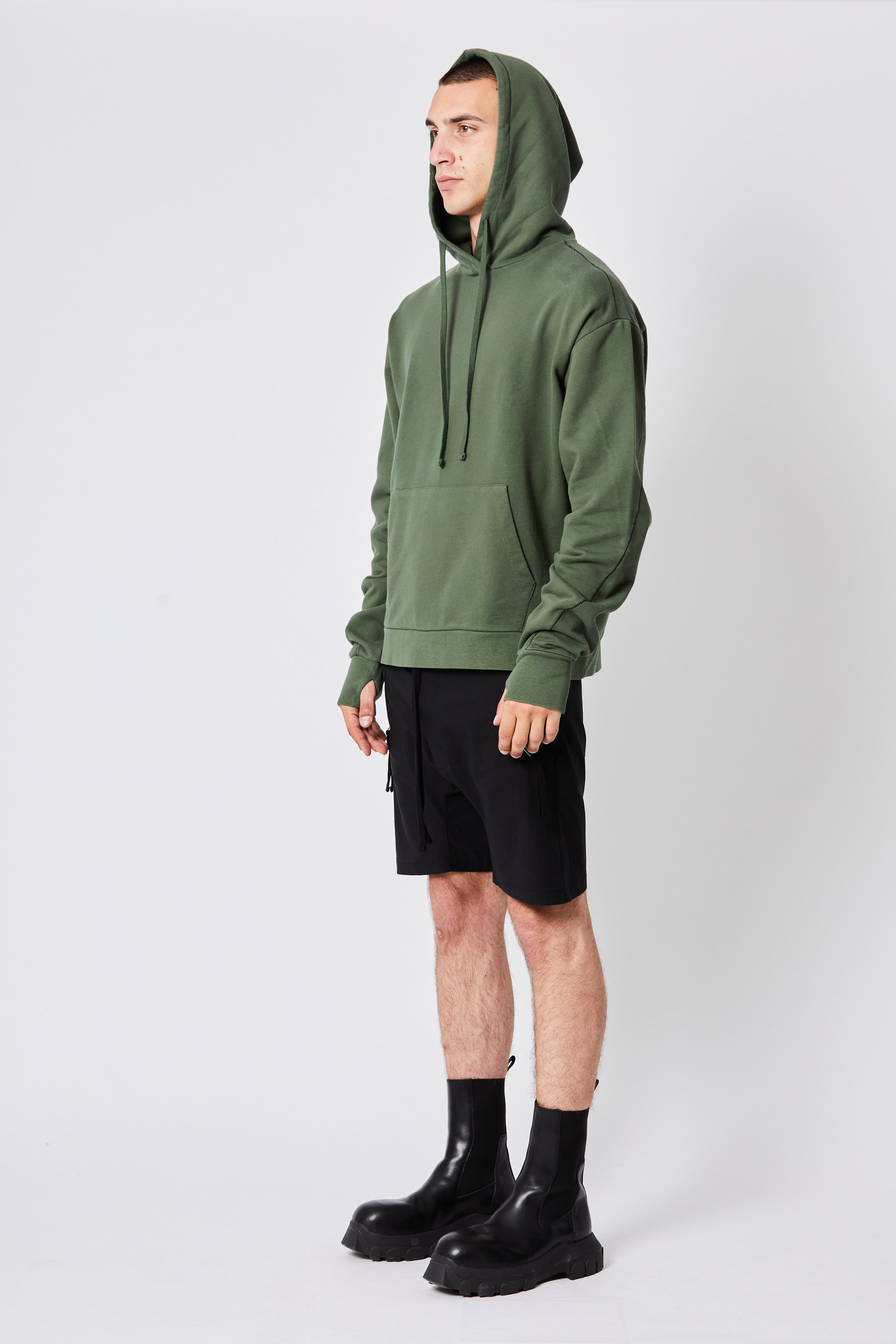 THOM KROM Oversized Cotton Hoodie