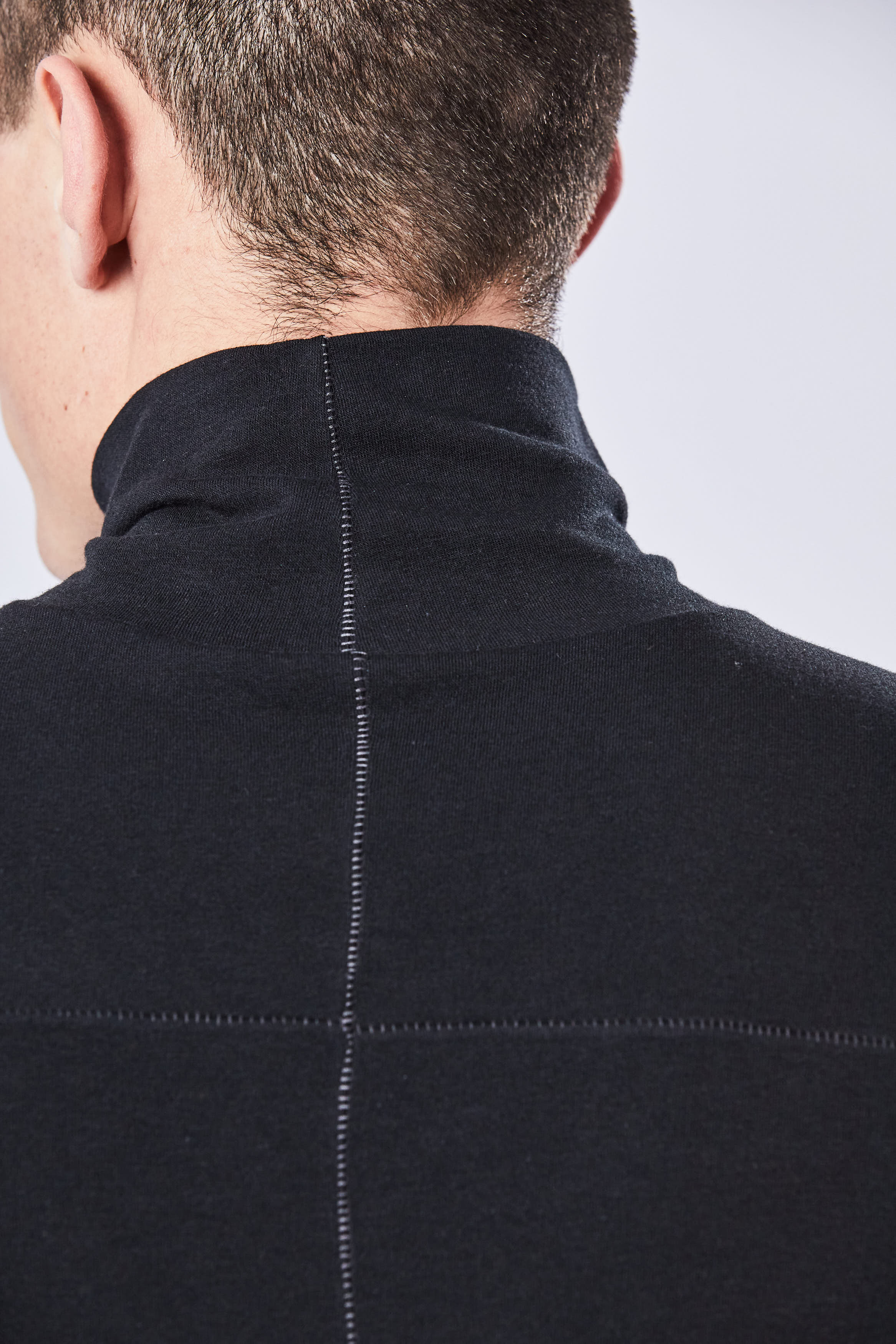 THOM KROM Cotton Modal Jersey Turtleneck Long Sleeve T-Shirt THOM KROM Cotton Modal Jersey Turtleneck Long Sleeve T-Shirt