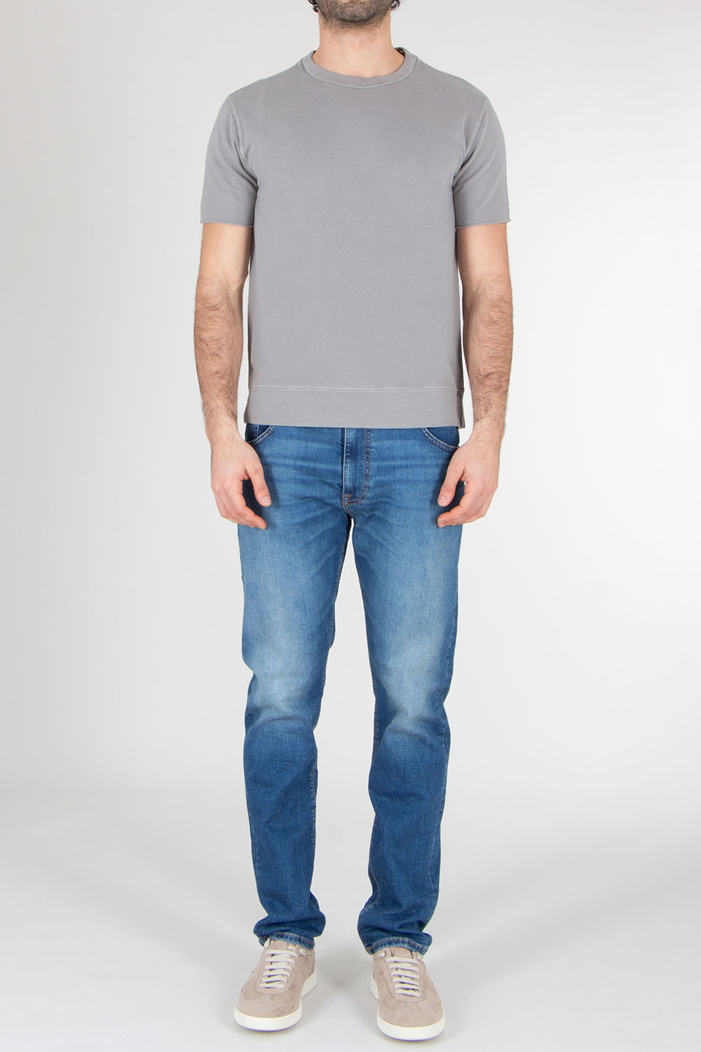 BOWERY NYC Regular Fit Cotton Jersey T-Shirt