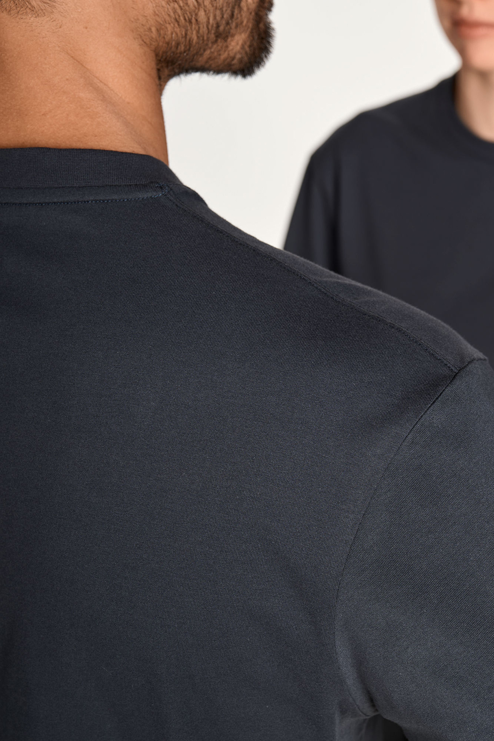 Y-3 Regular Fit Dip Effect Cotton Jersey T-Shirt