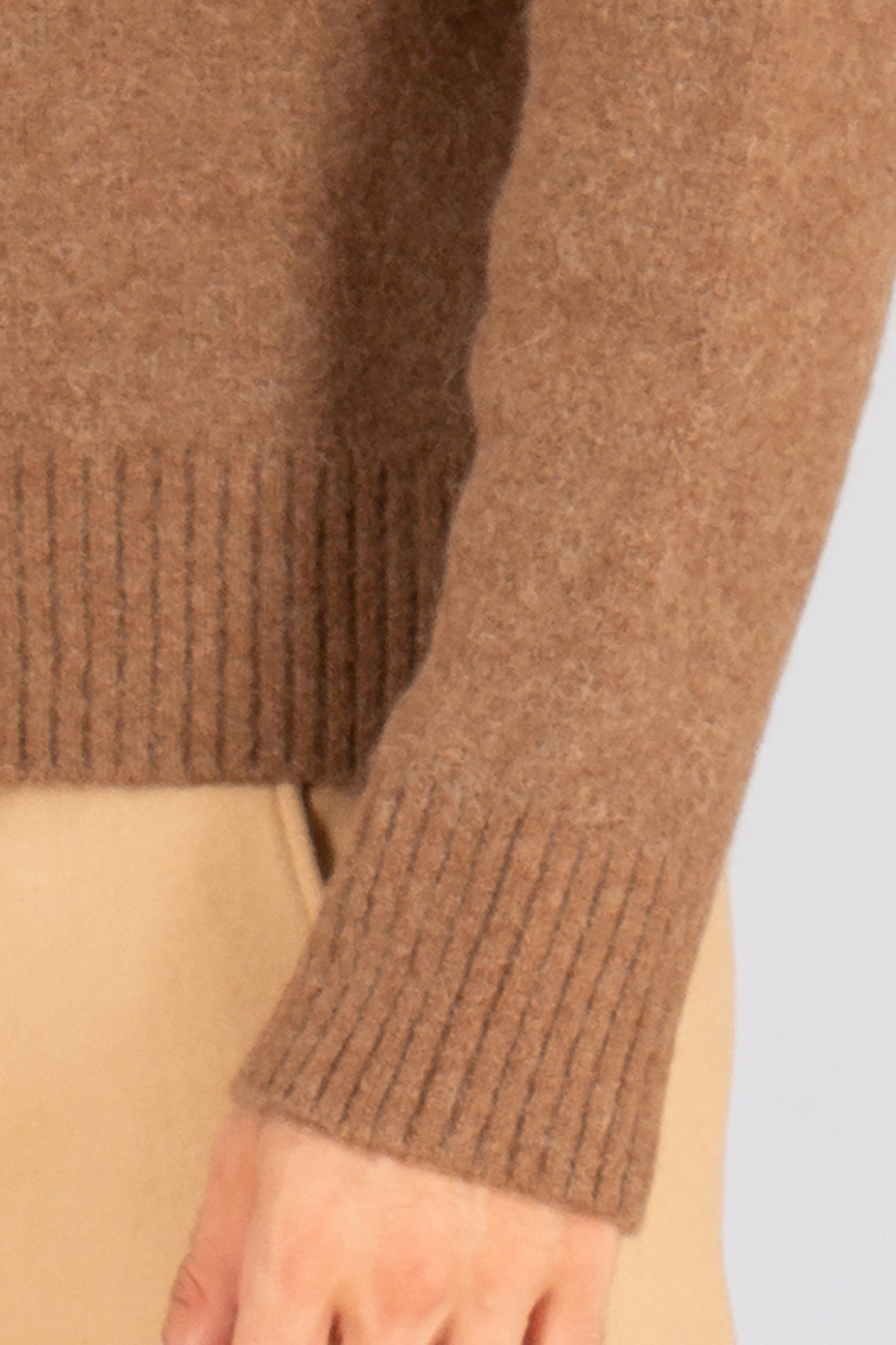 AMI PARIS Relaxed Fit Alpaca Blend Knit Polo Bekleidung, Strickwaren, Pullover