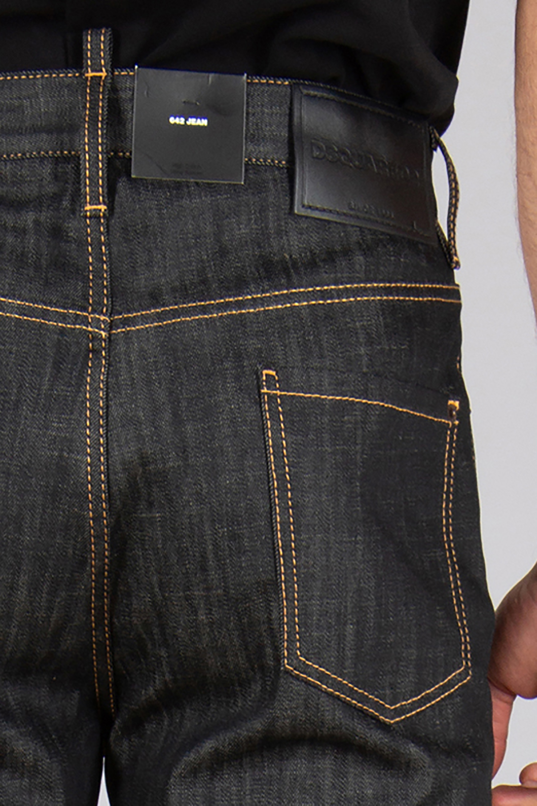 DSQUARED2 Regular Fit Cotton Stretch Denim 642 Jeans Bekleidung, Hosen, Jeans, Zubehör