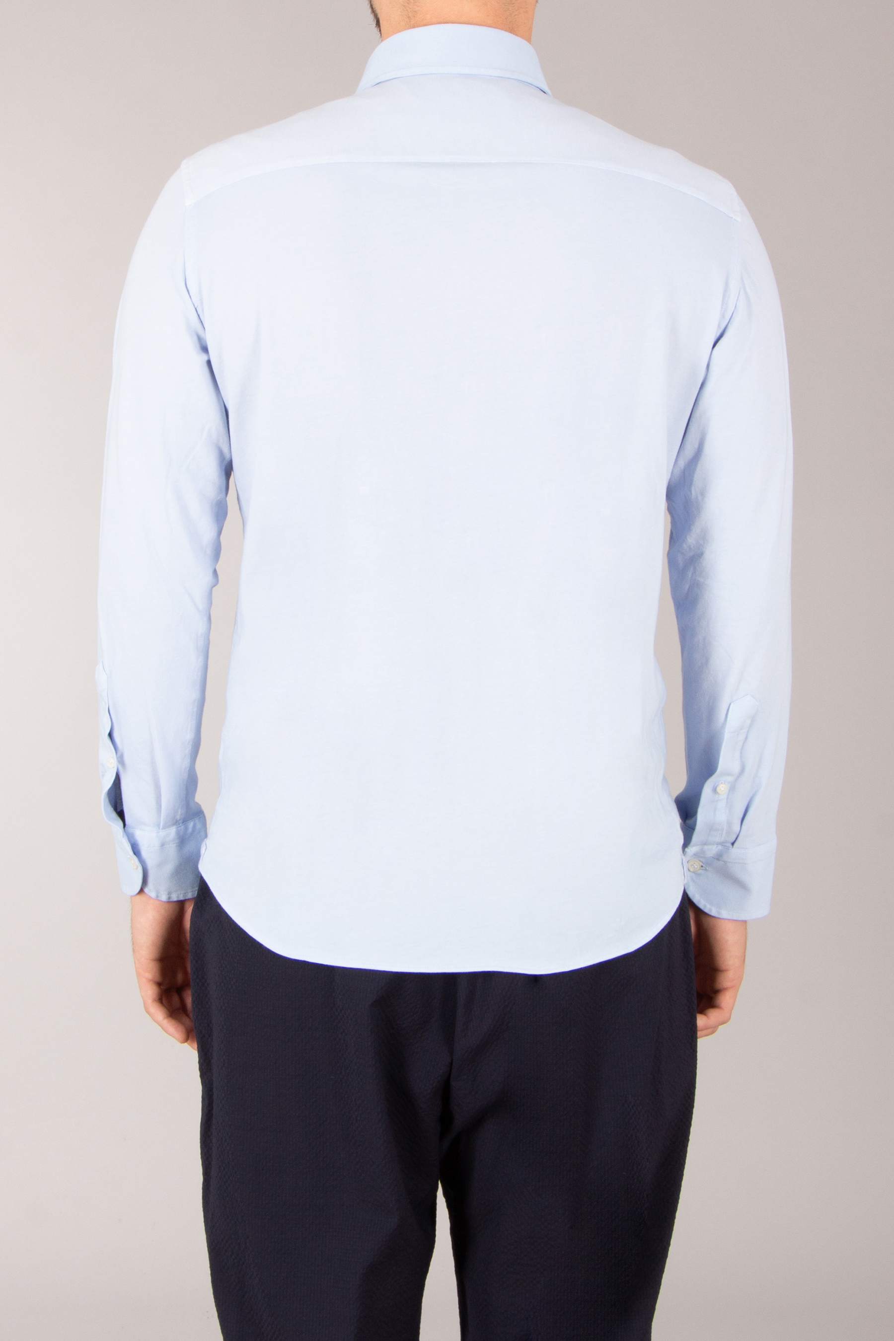 SONRISA Slim Fit Stretch Cotton Jersey Shirt Langarm, Hemd, Ärmel, Kleid, Hemd, Hosen