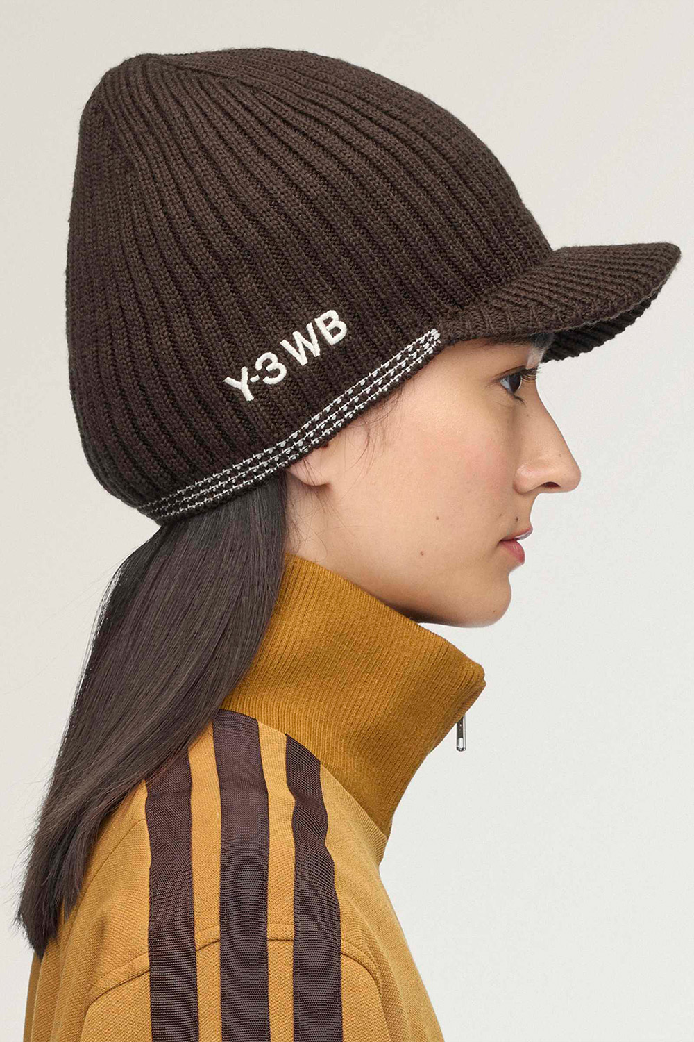 Y-3 x Wales Bonner Knitted Merino Wool Beanie