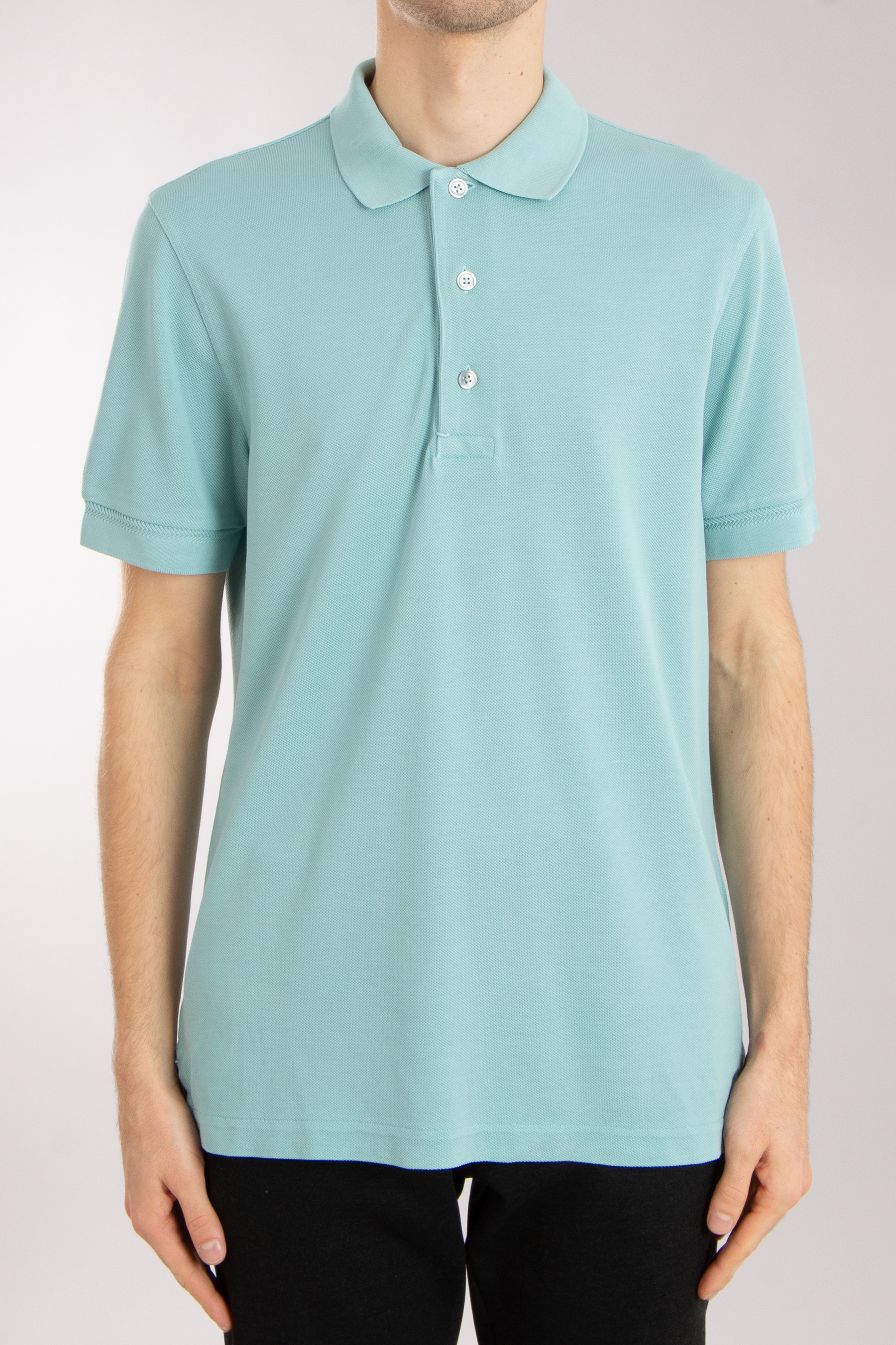TOM FORD Garment-Dyed Lyocell-Cotton Piqué Polo Shirt TOM FORD Garment-Dyed Lyocell-Cotton Piqué Polo Shirt