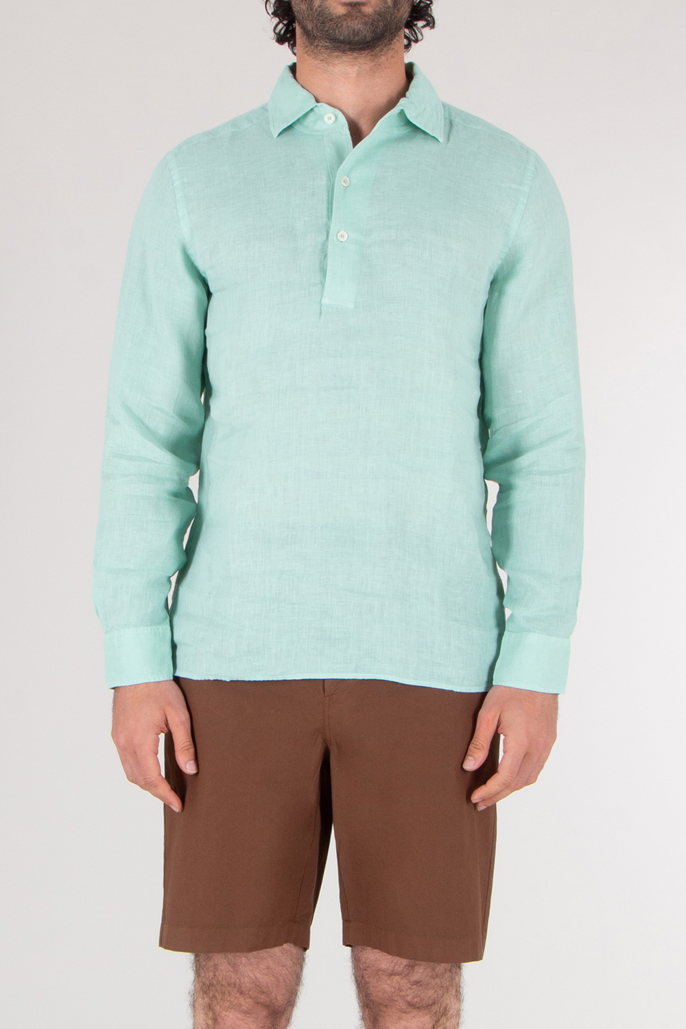 MC2 SAINT BARTH Casual Linen Tunic Shirt