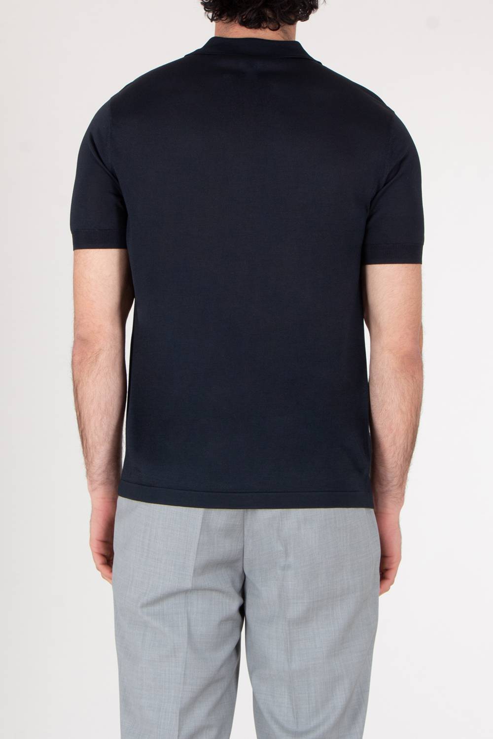 EMPORIO ARMANI Regular Fit Viscose Polo Shirt