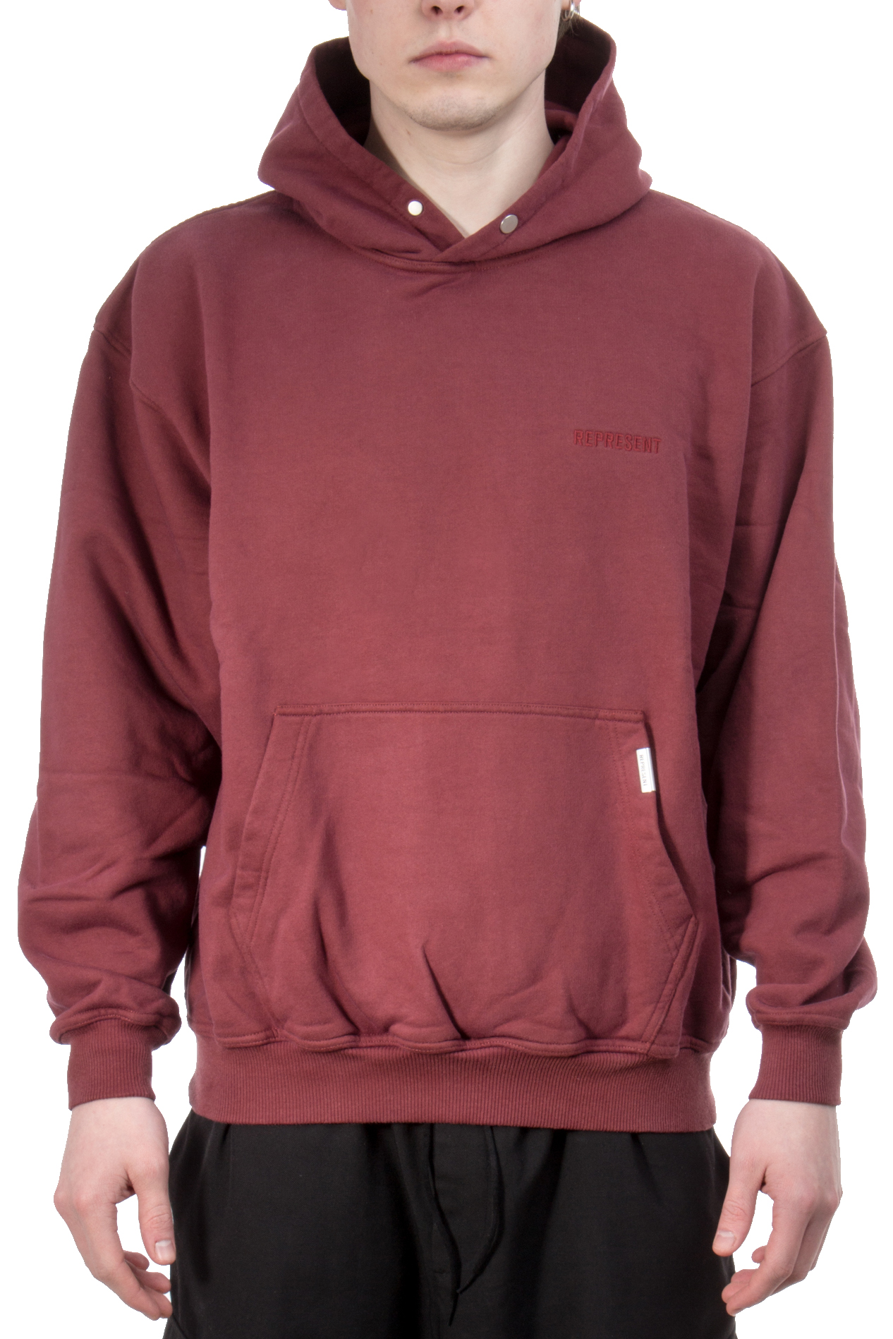REPRESENT Blank Hoodie Vintage Red REPRESENT Blank Hoodie Vintage Red