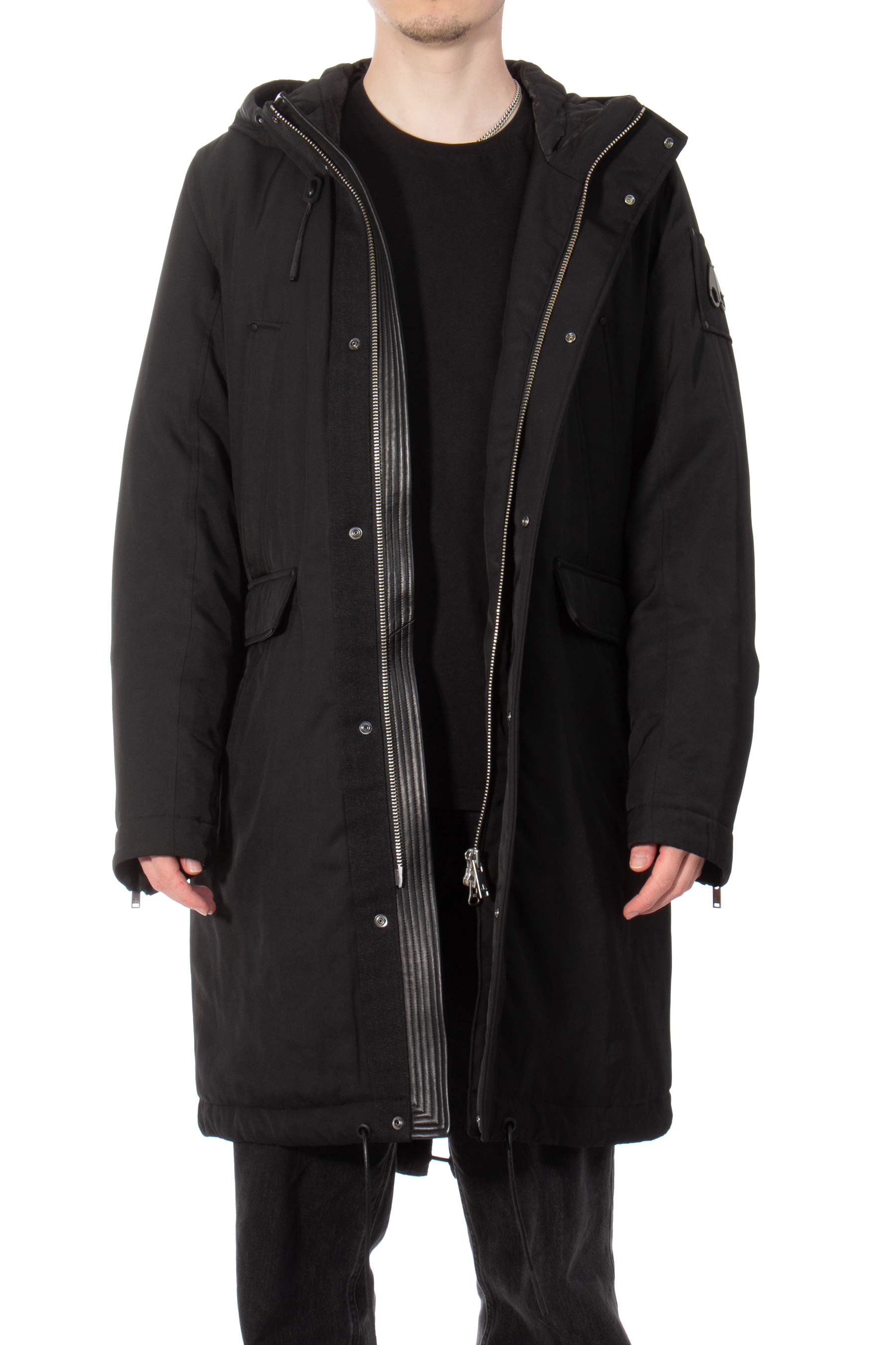 MOOSE KNUCKLES Textured Water Repellent Parka Garson MOOSE KNUCKLES Textured Water Repellent Parka Garson