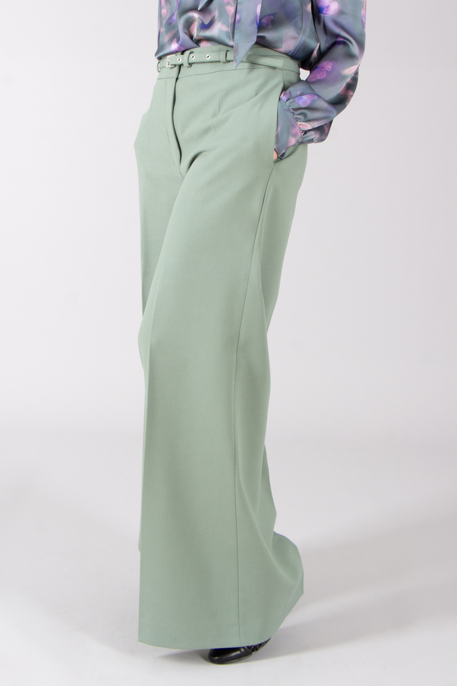 HUGO Flared Stretch Fabric Pants Havinera