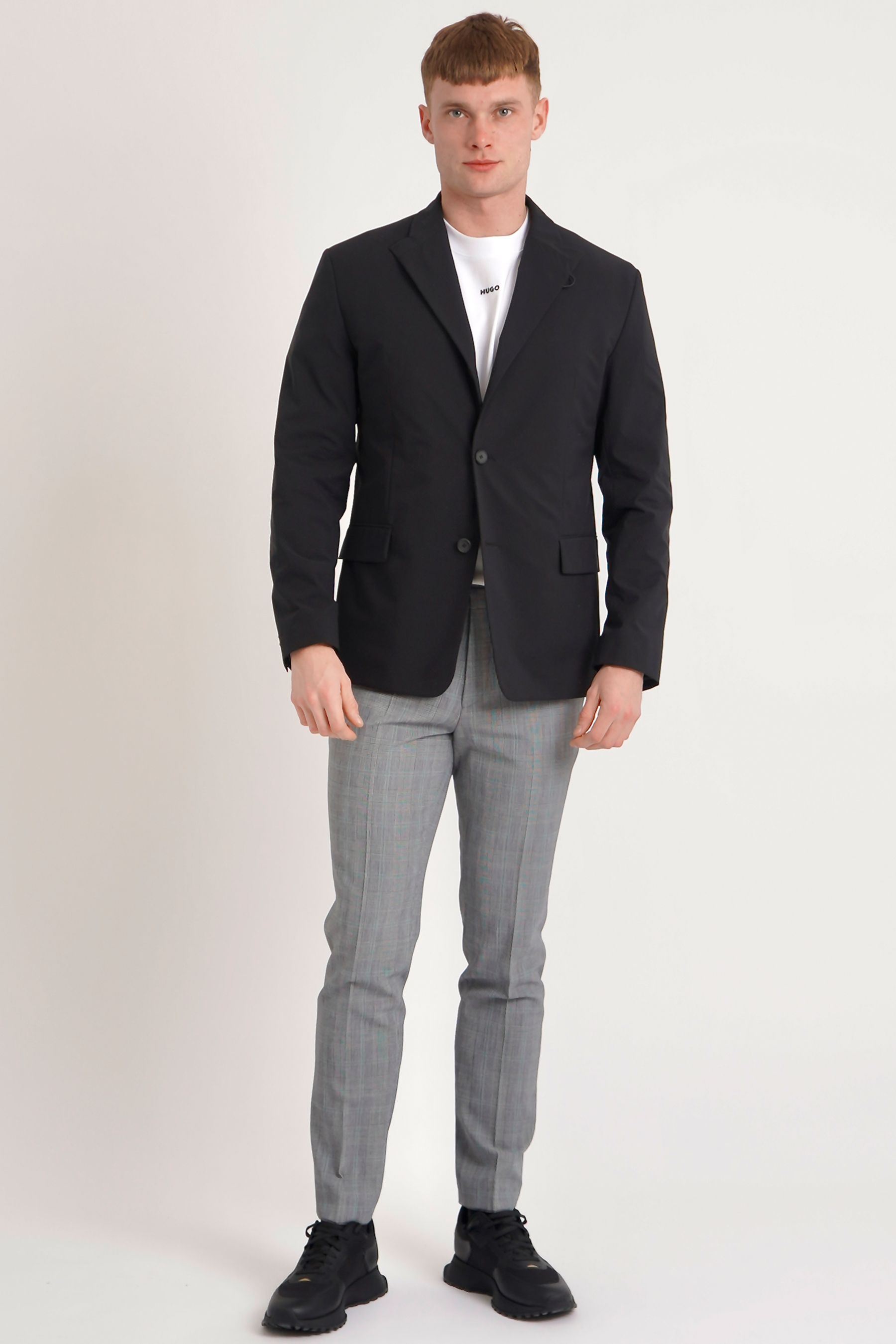 HUGO Slim Fit Stretch Fabric Jacket Hu HUGO Slim Fit Stretch Fabric Jacket Hu